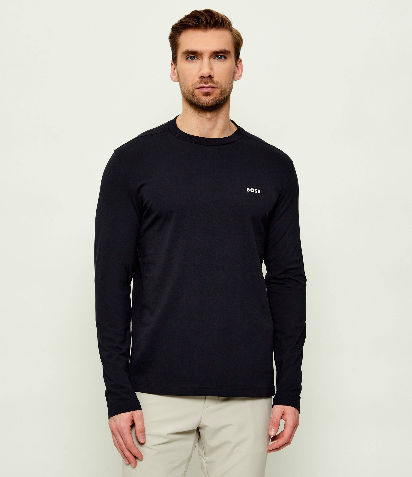 BOSS Green Longsleeve Tee Long | Regular Fit | stretch