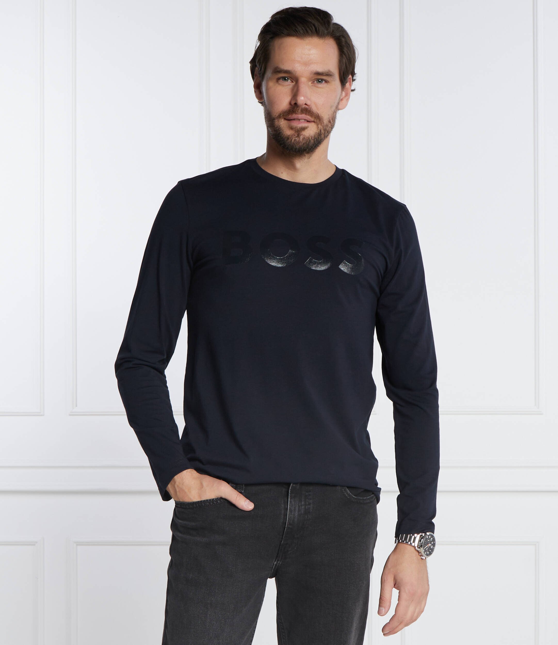 BOSS Green Longsleeve Togn 3 | Regular Fit | stretch
