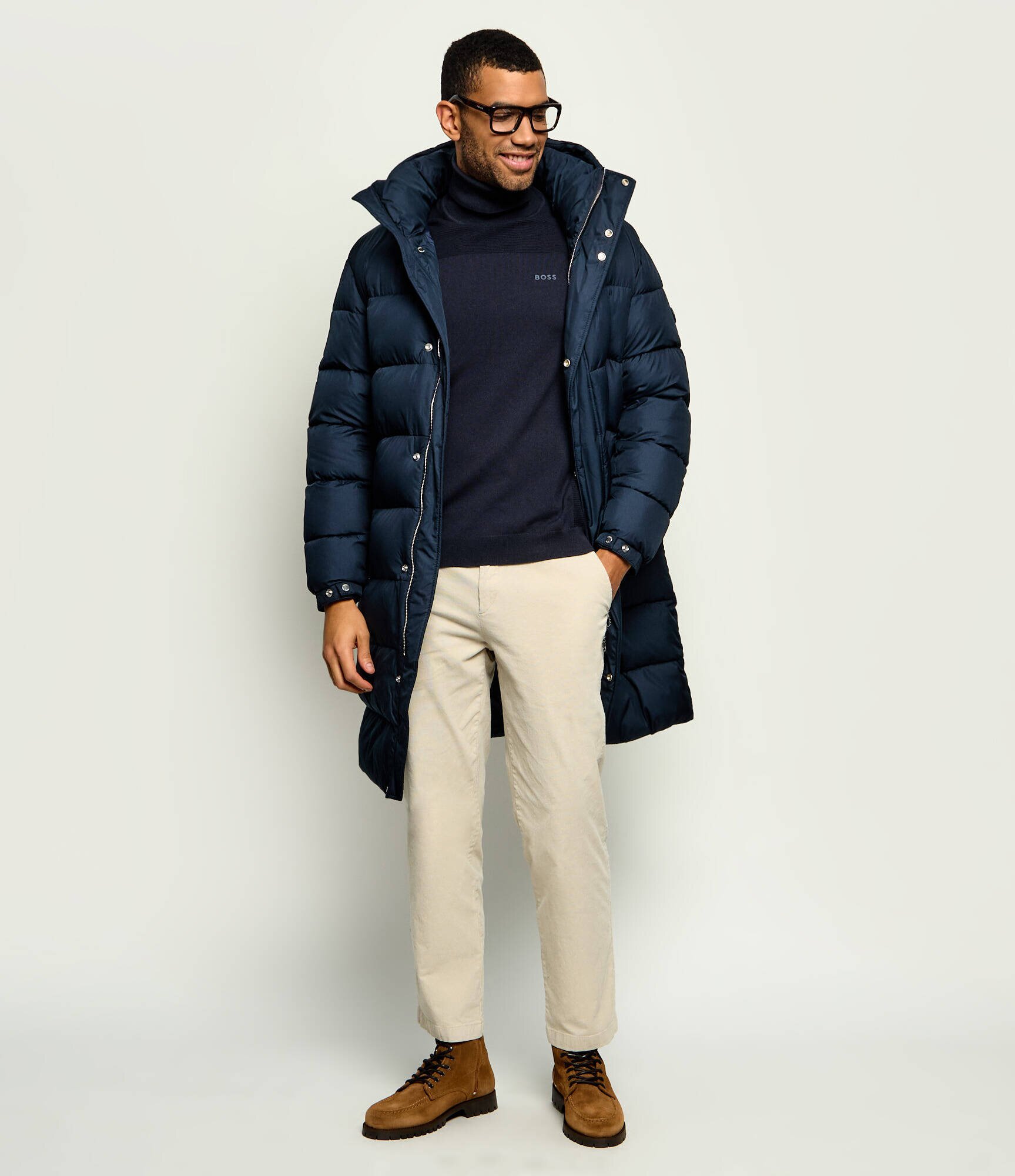 BOSS Green Maletă KN_Momentum-X TN | regular fit cu adaos de lână