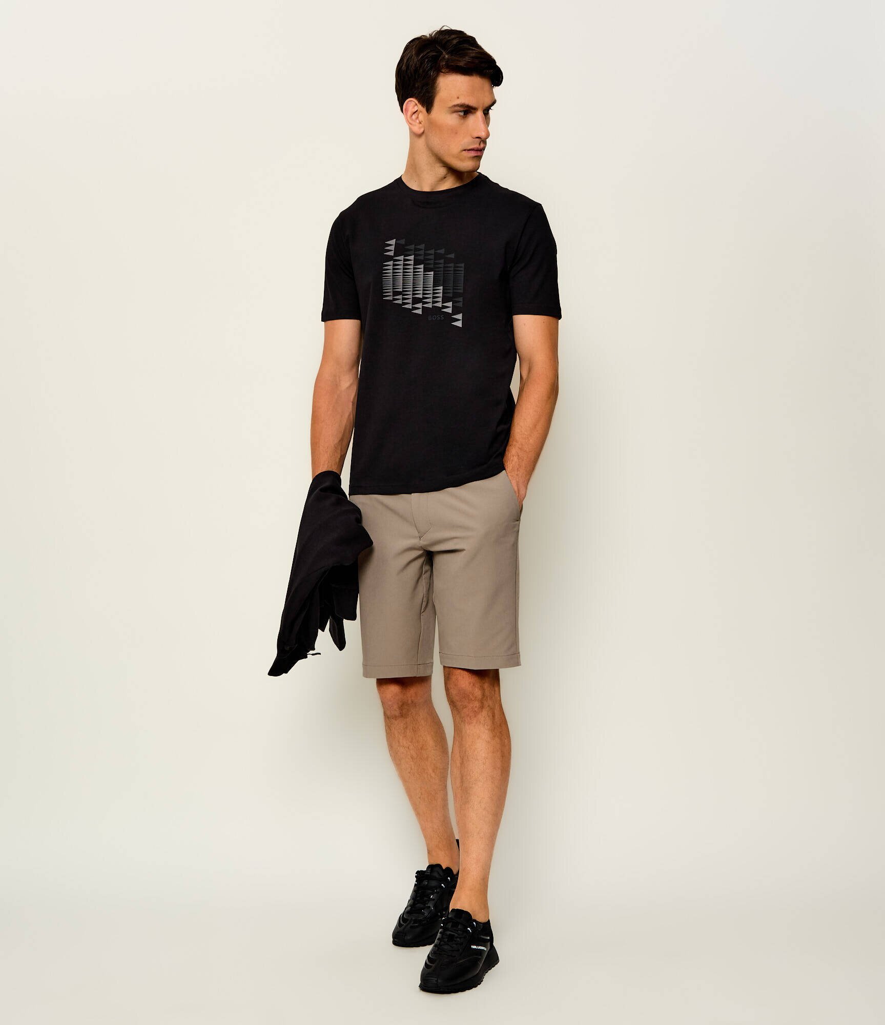 BOSS Green Pantaloni scurți chino S_Commuter_10.5 | Slim Fit | easy iron