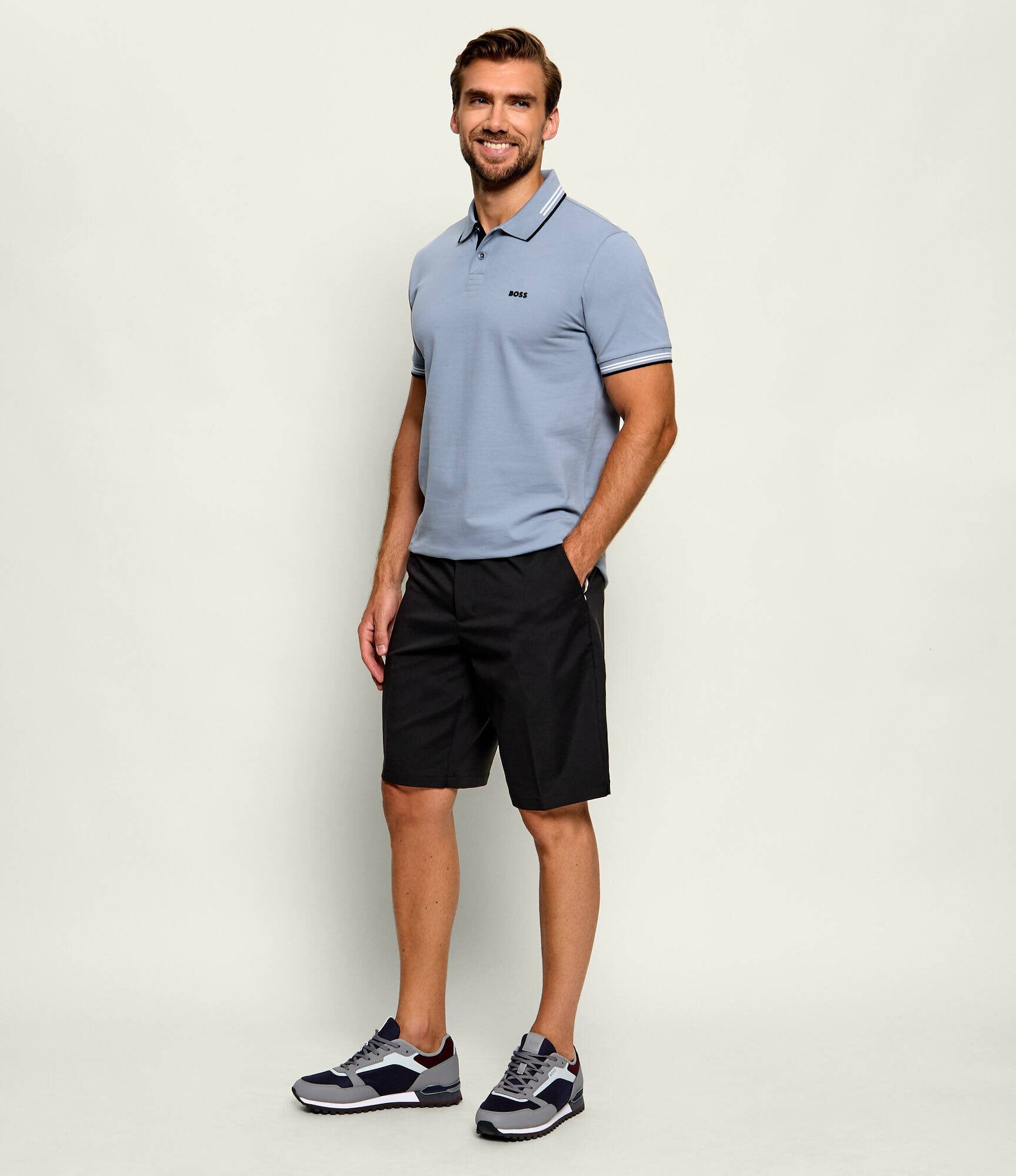 BOSS Green Pantaloni scurți chino Sh_Goc Swing | regular fit