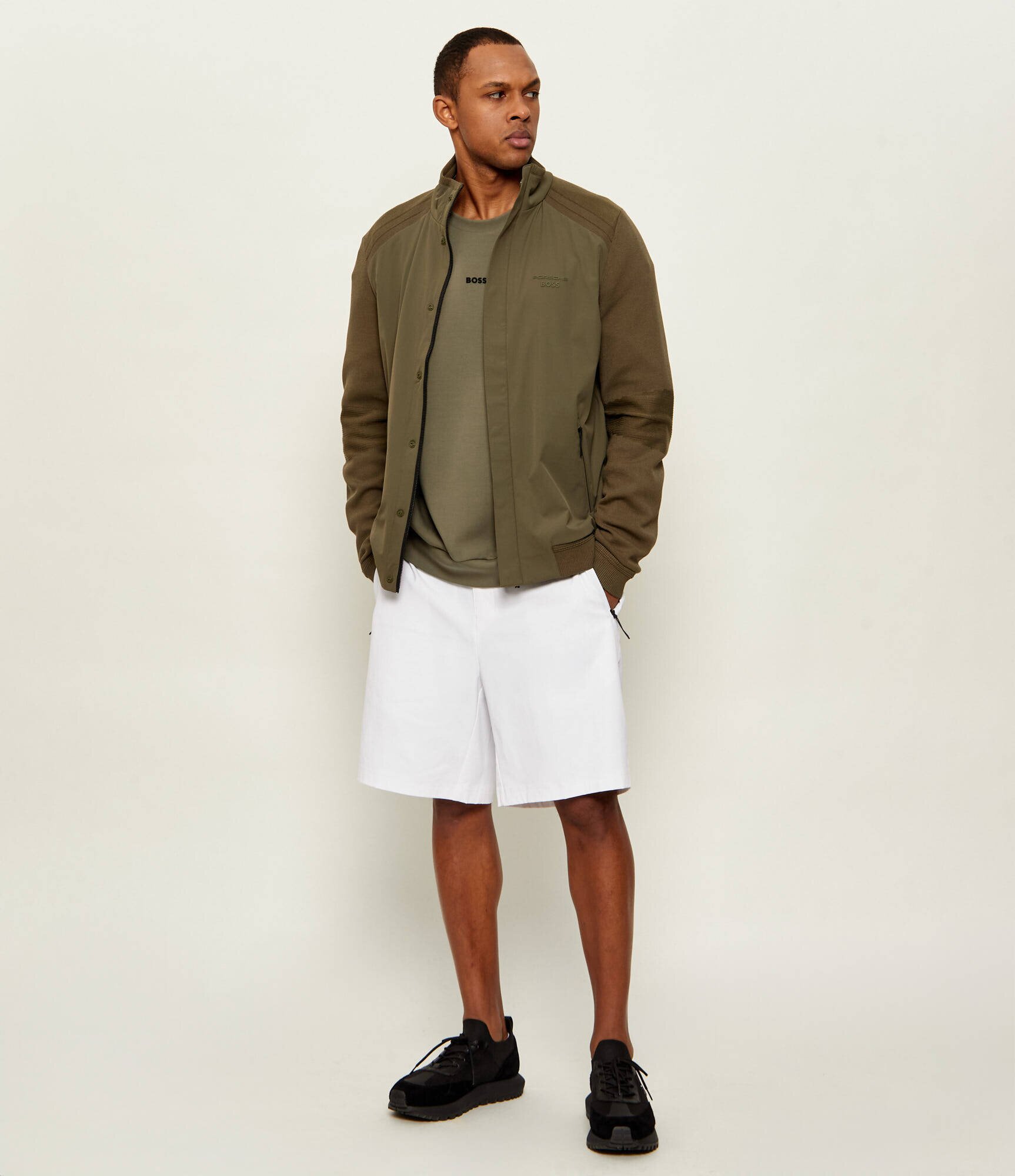 BOSS Green Pantaloni scurți chino SH_PS Spirit70 | Boss x Porsche | regular fit