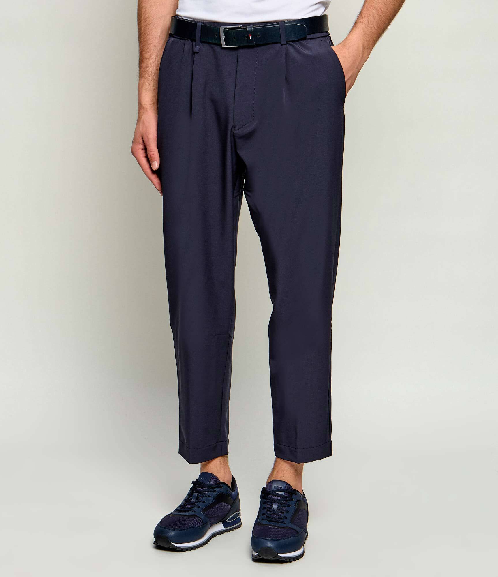 BOSS Green Pantaloni T_Convert-Pleat | Tapered fit | stretch