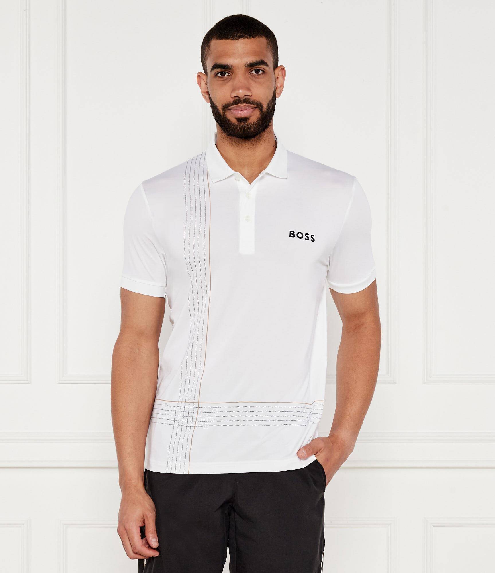 BOSS Green Polo Check TOC | Slim Fit | stretch