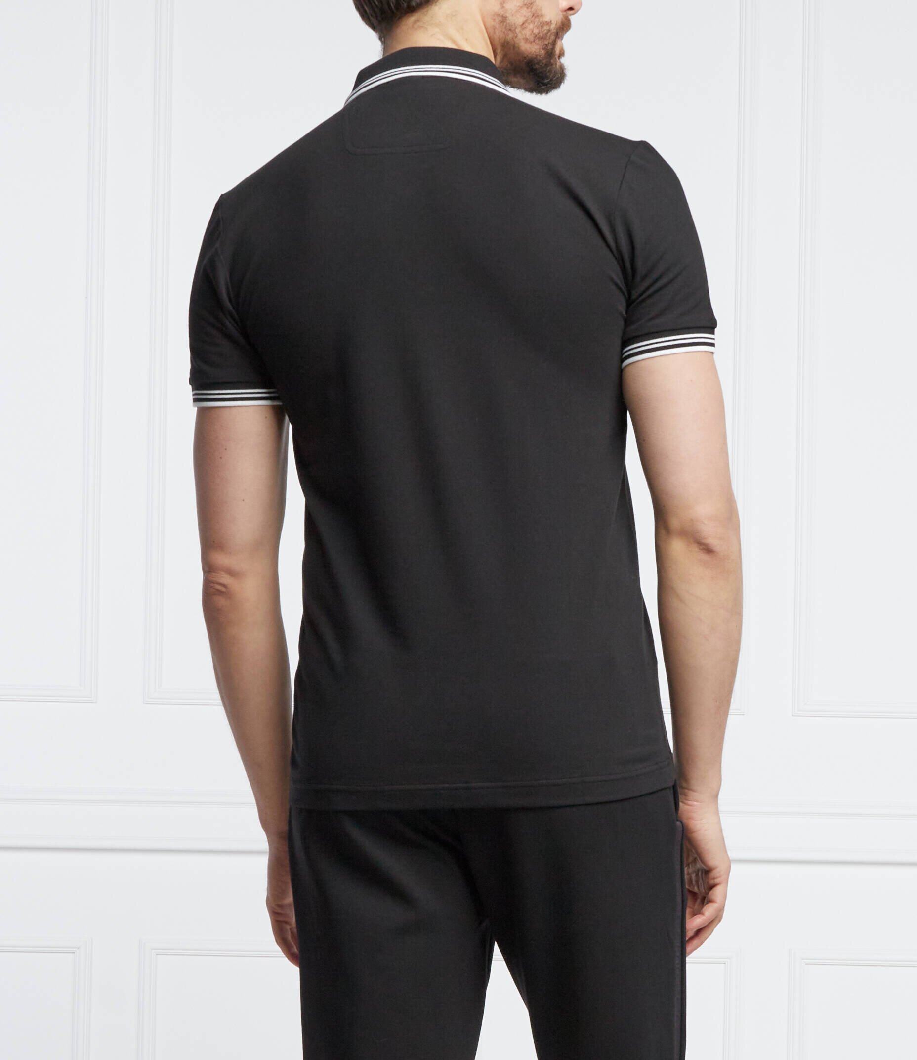 BOSS Green Polo Curved | Slim Fit | stretch