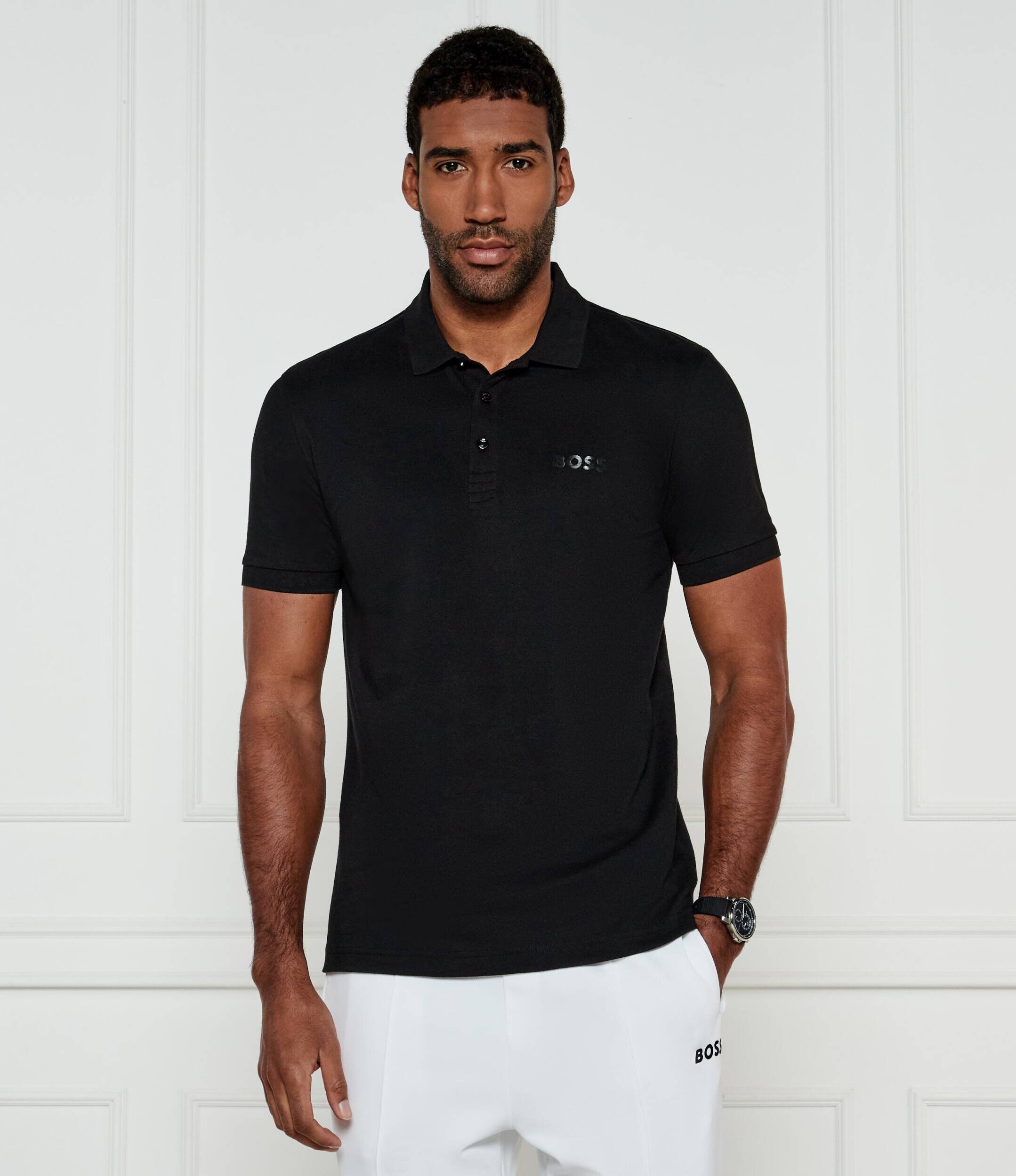 BOSS Green Polo Paddy Mirror | Regular Fit | stretch