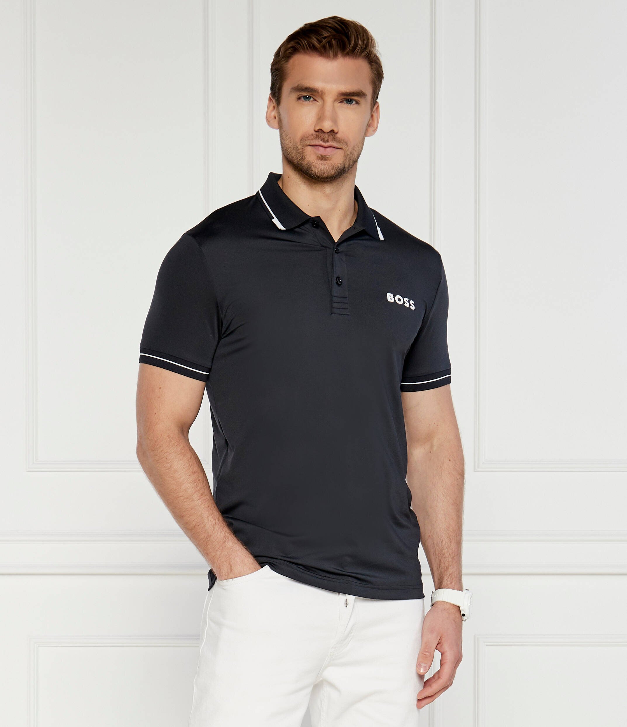 BOSS Green Polo Paul Pro | Slim Fit