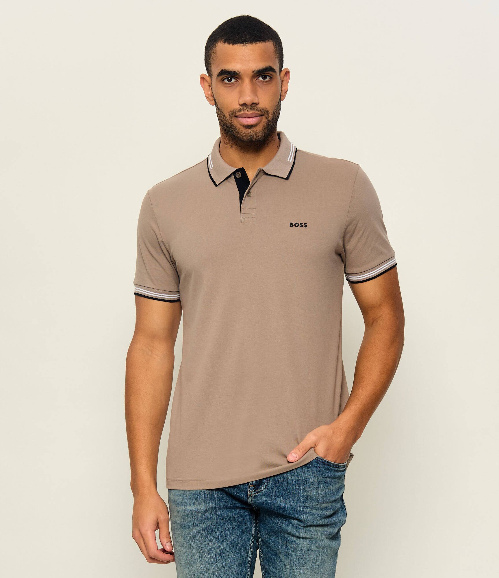 BOSS Green Polo Paul | Slim Fit | stretch