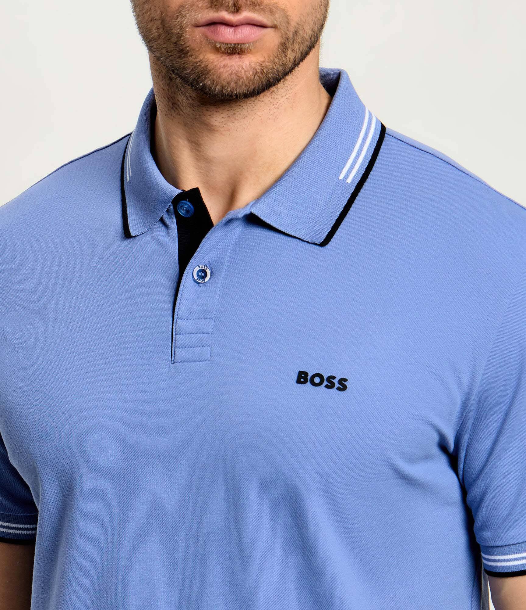 BOSS Green Polo Paul | Slim Fit | stretch