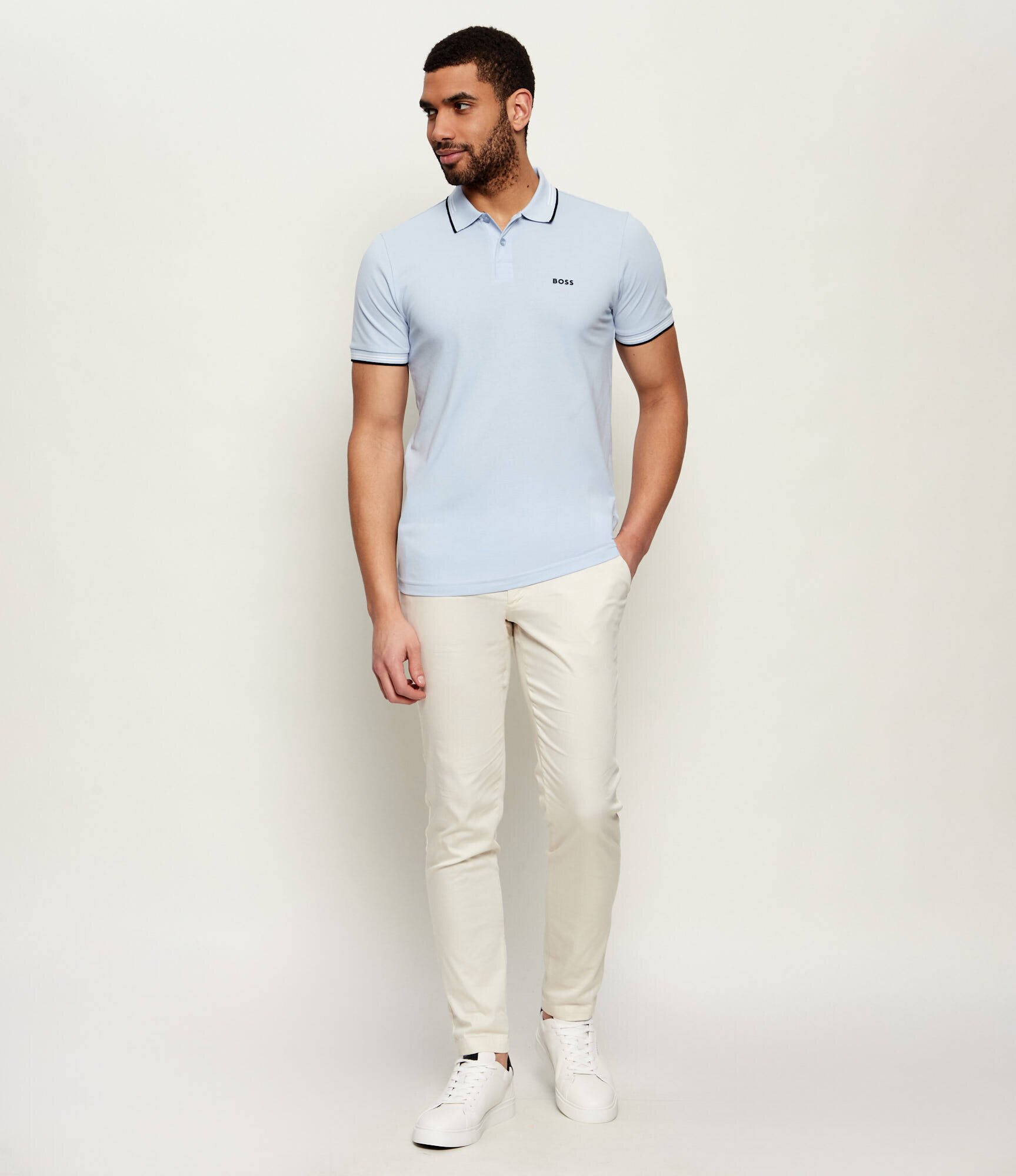 BOSS Green Polo Paul | Slim Fit | stretch