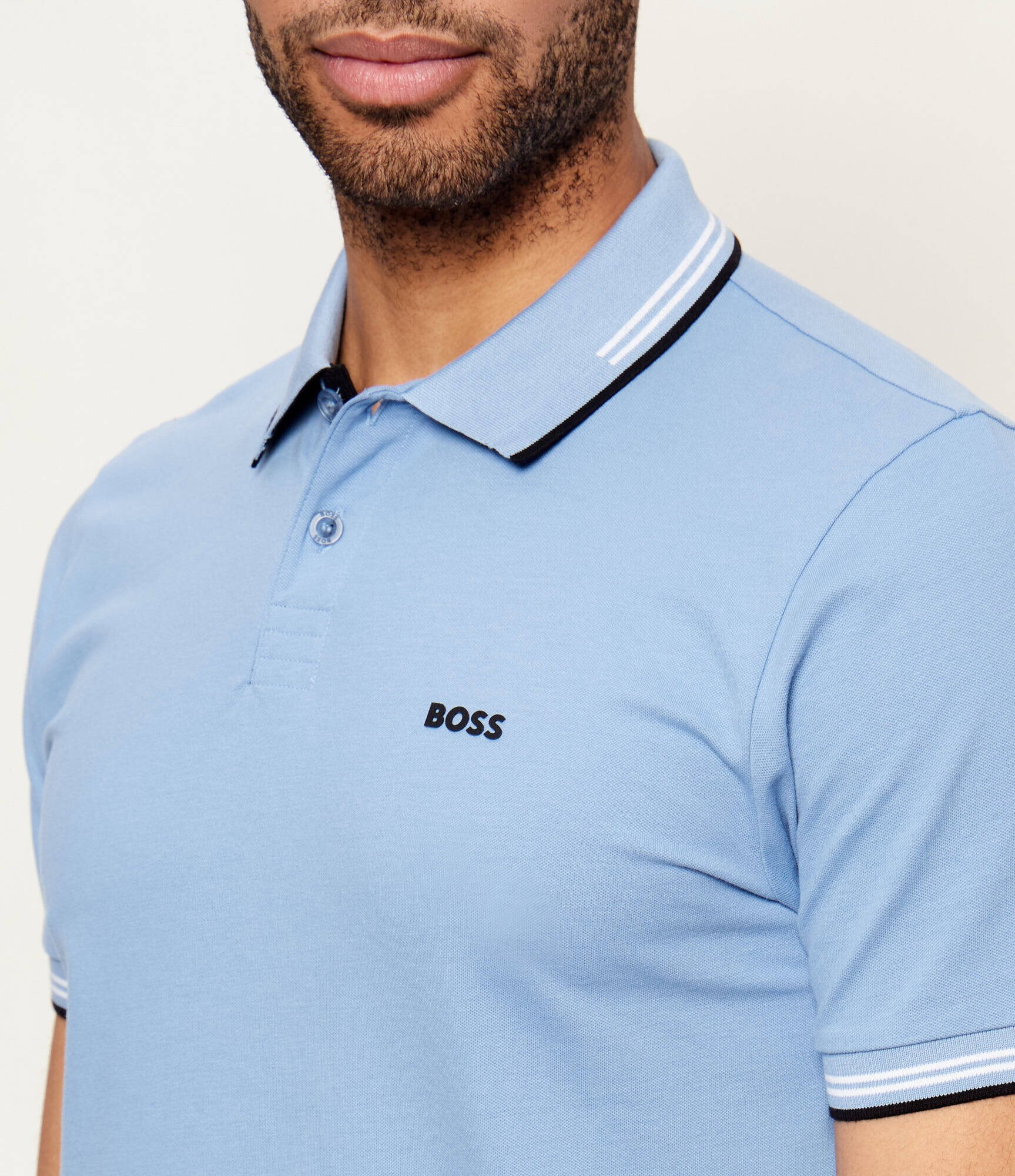BOSS Green Polo Paul | Slim Fit | stretch