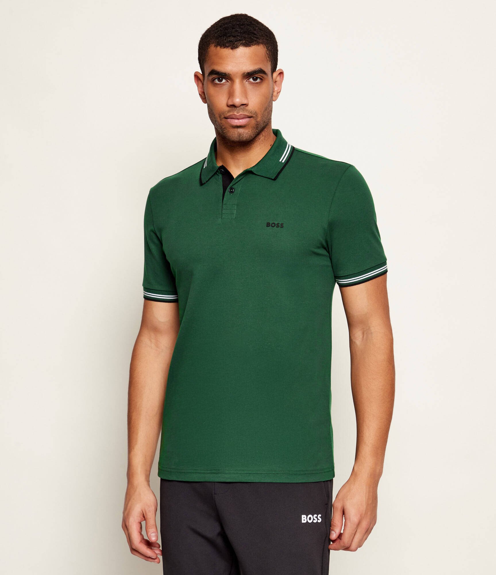 BOSS Green Polo Paul | Slim Fit | stretch