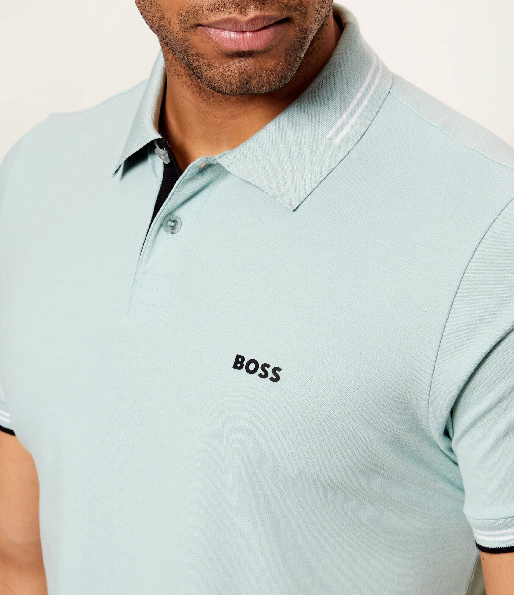 BOSS Green Polo Paul | Slim Fit | stretch