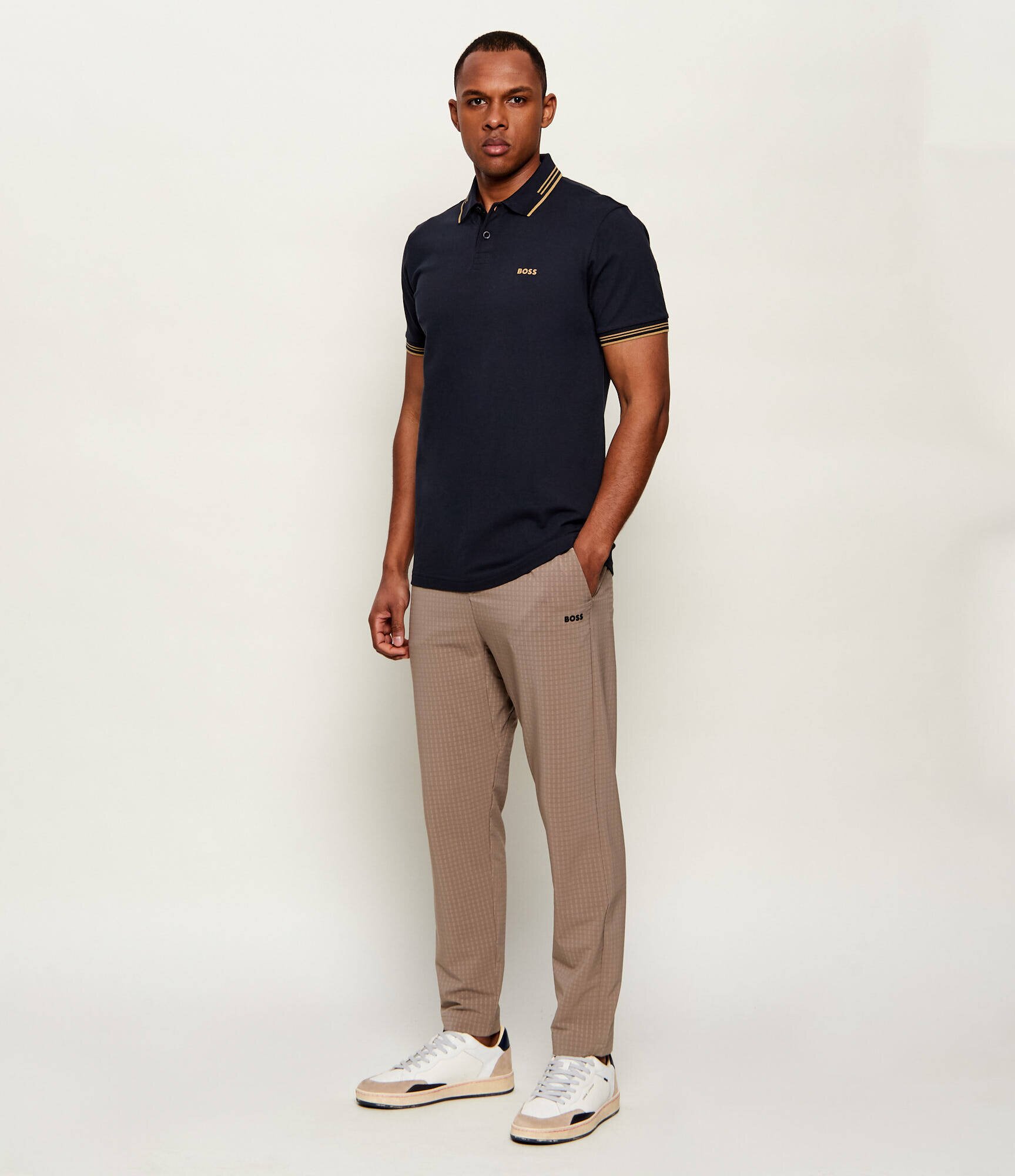 BOSS Green Polo Paul | Slim Fit | stretch
