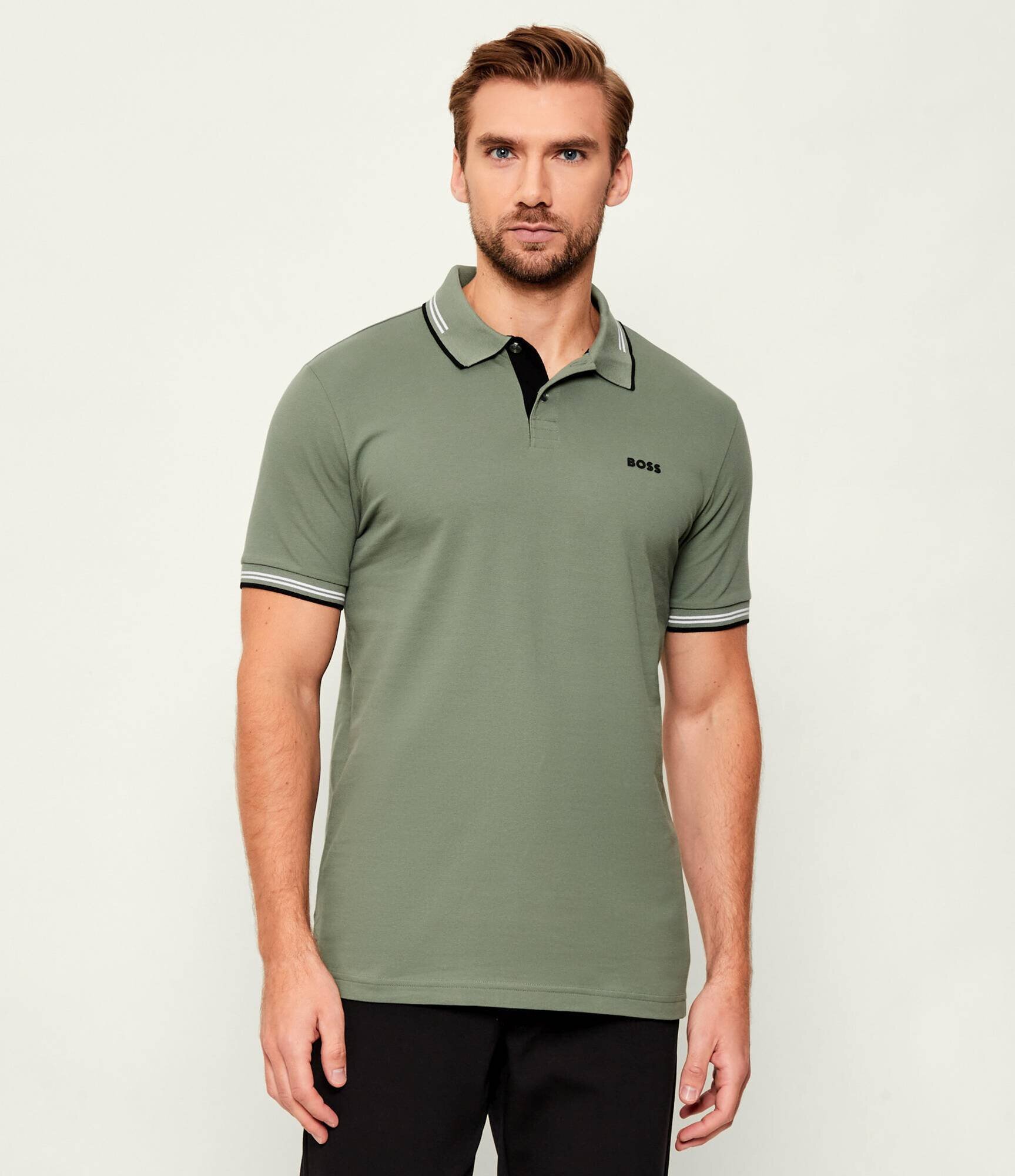 BOSS Green Polo Paul | Slim Fit | stretch
