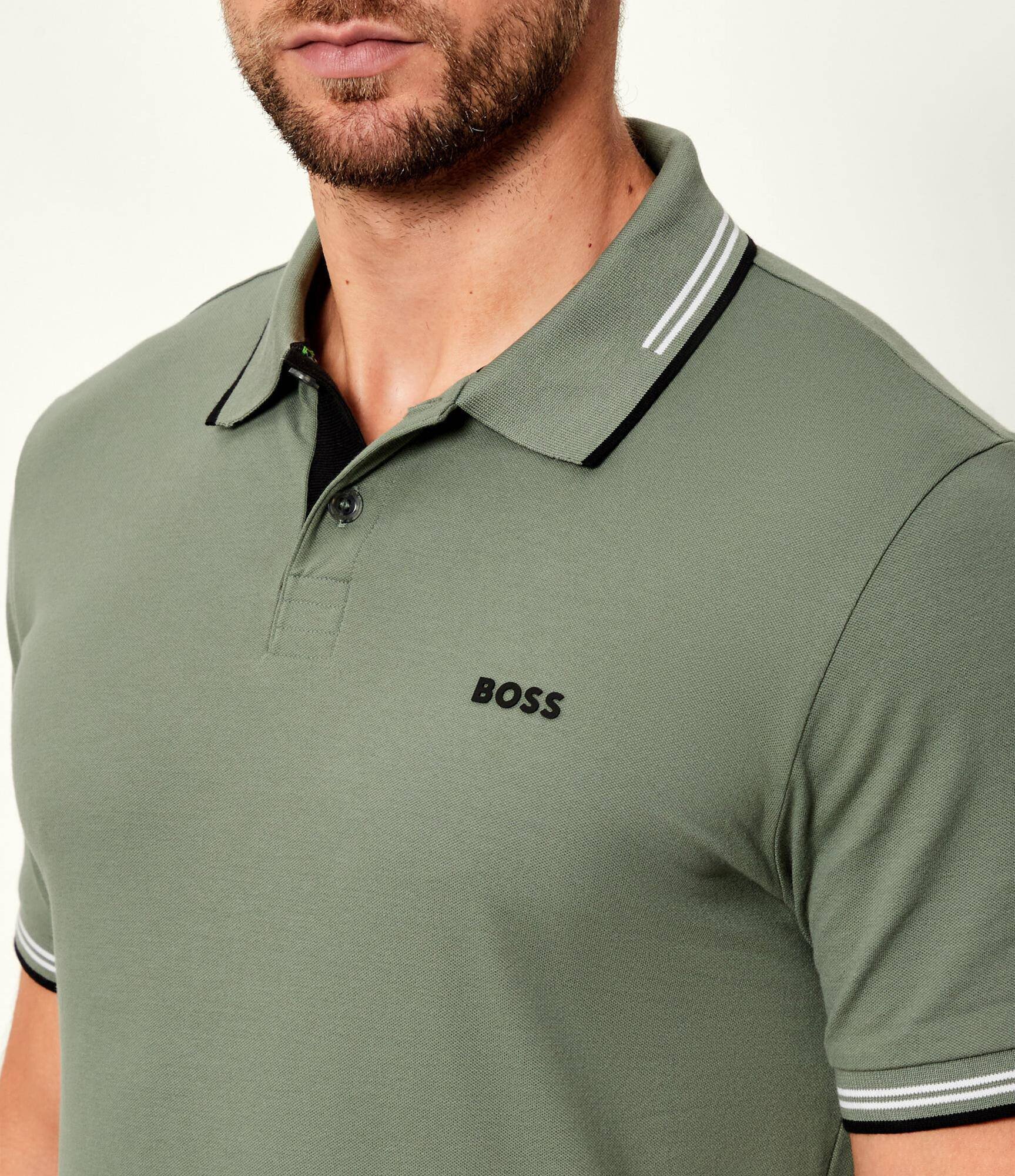 BOSS Green Polo Paul | Slim Fit | stretch