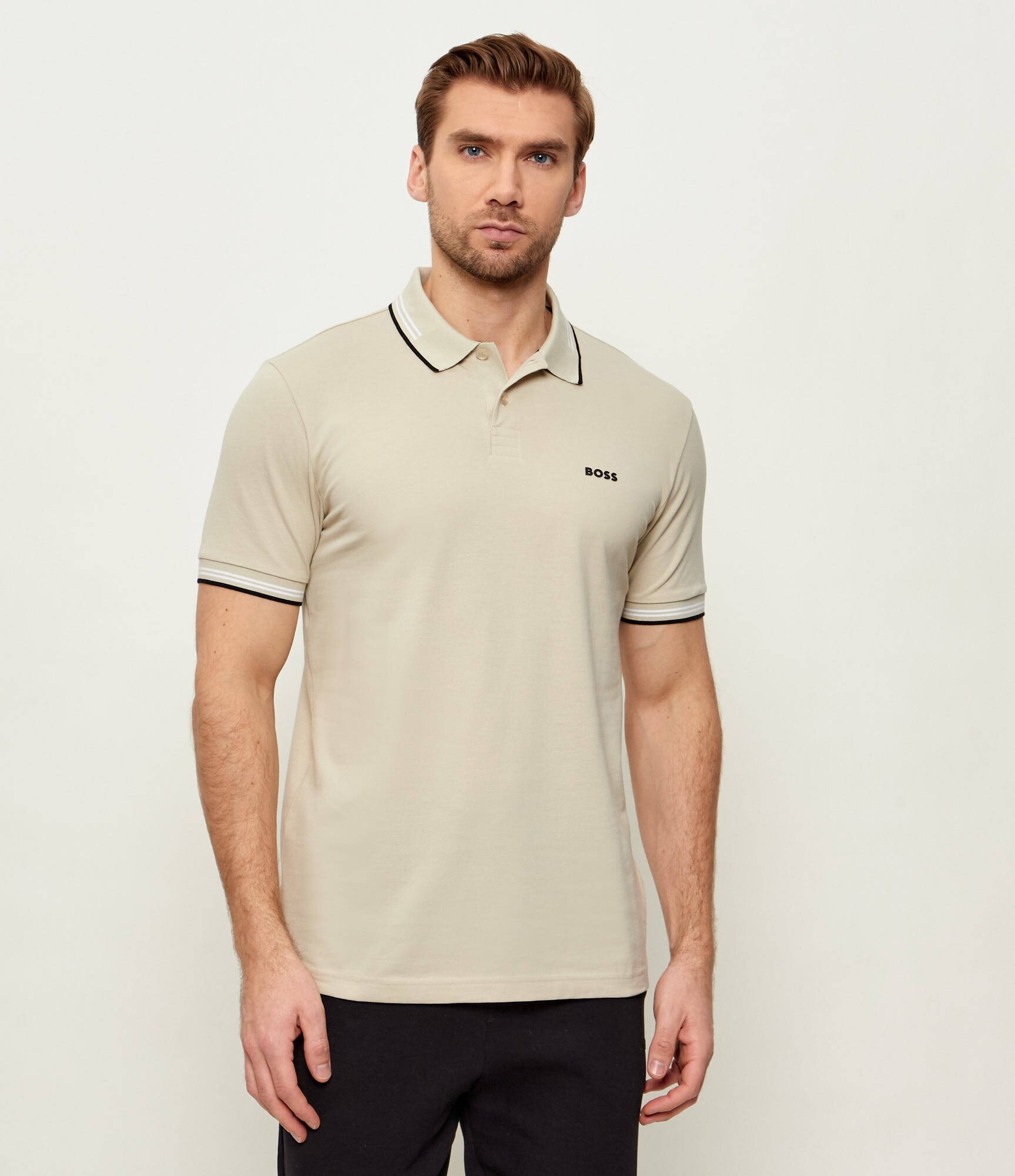 BOSS Green Polo Paul | Slim Fit | stretch