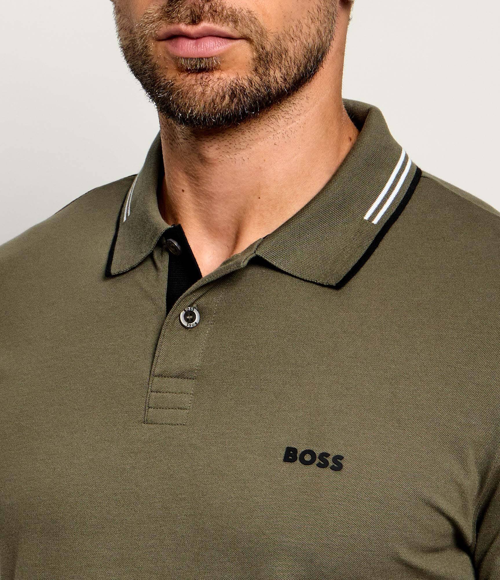 BOSS Green Polo Paul | Slim Fit | stretch