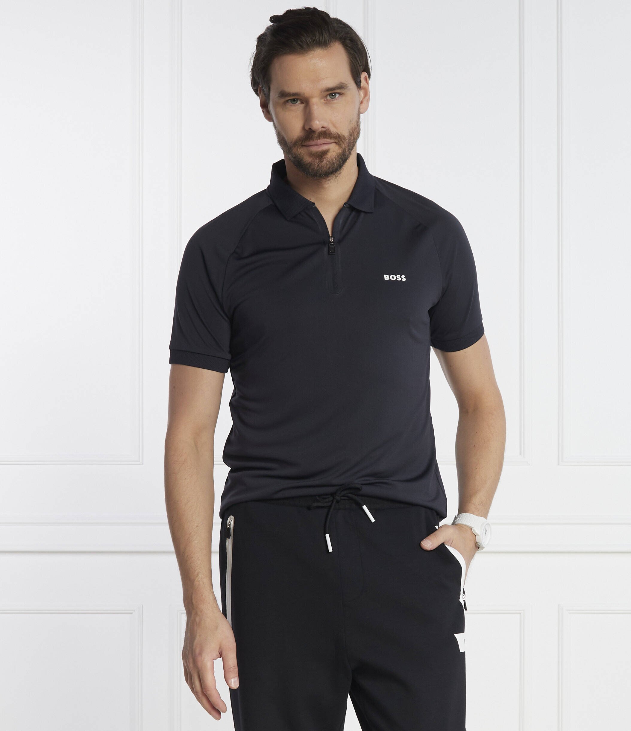 BOSS Green Polo Philicular | Slim Fit | stretch