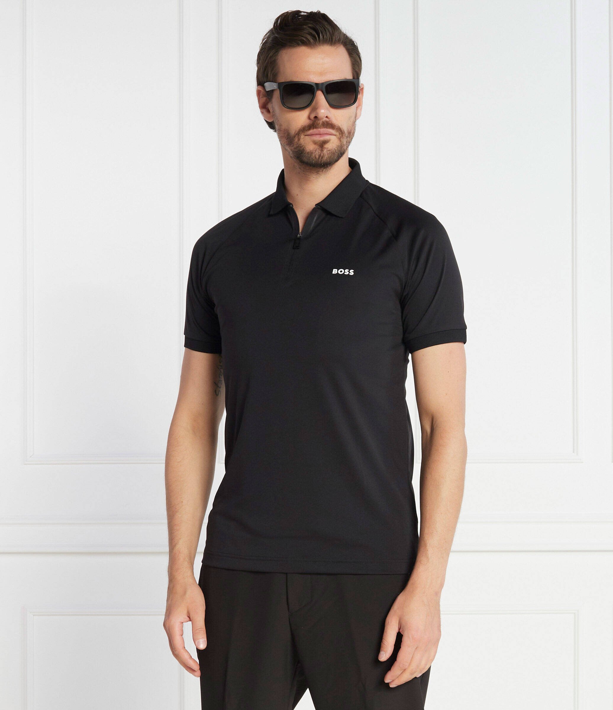 BOSS Green Polo Philicular | Slim Fit | stretch