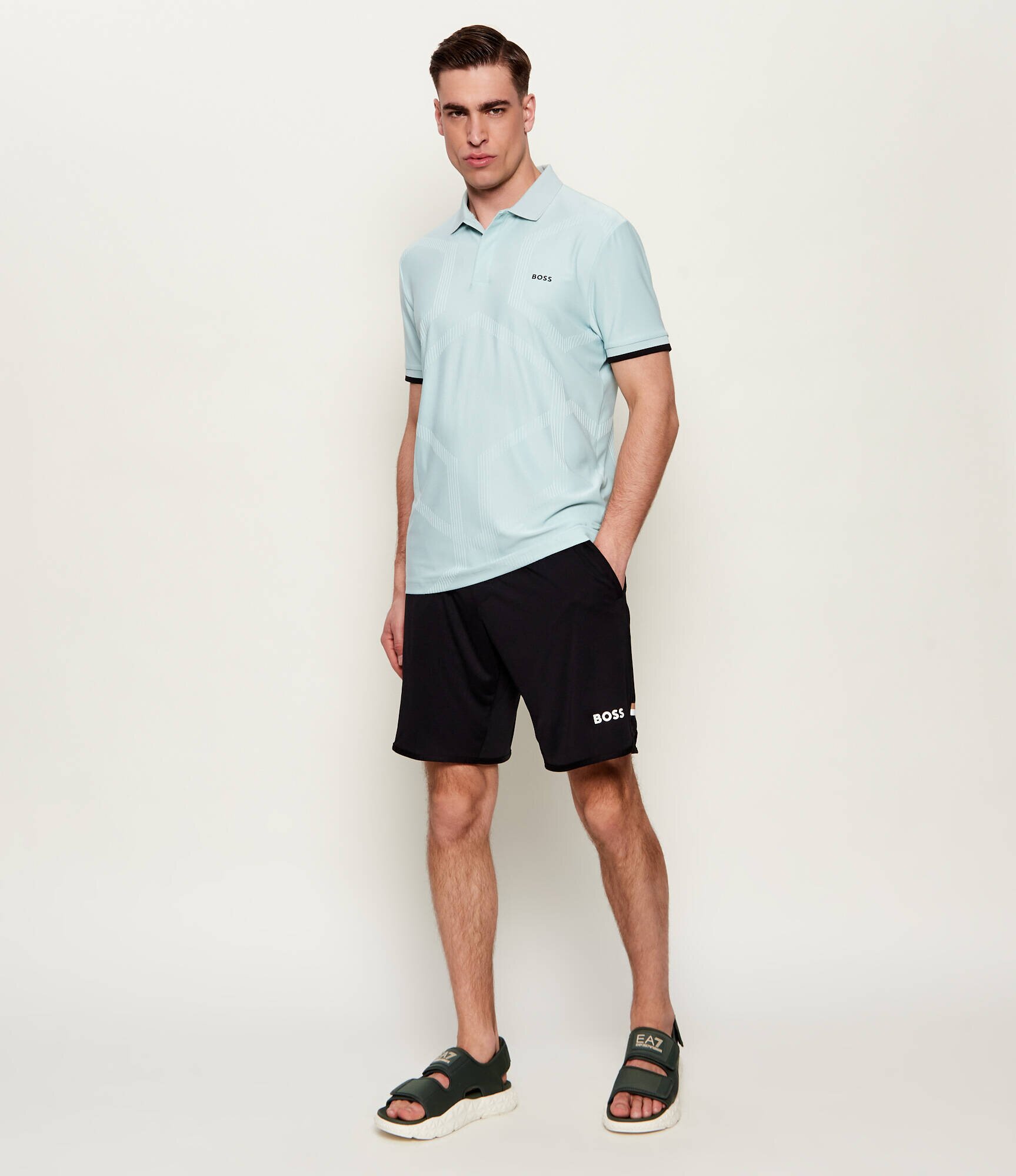 BOSS Green Polo PL_GOC Chip Hexa | regular fit | stretch