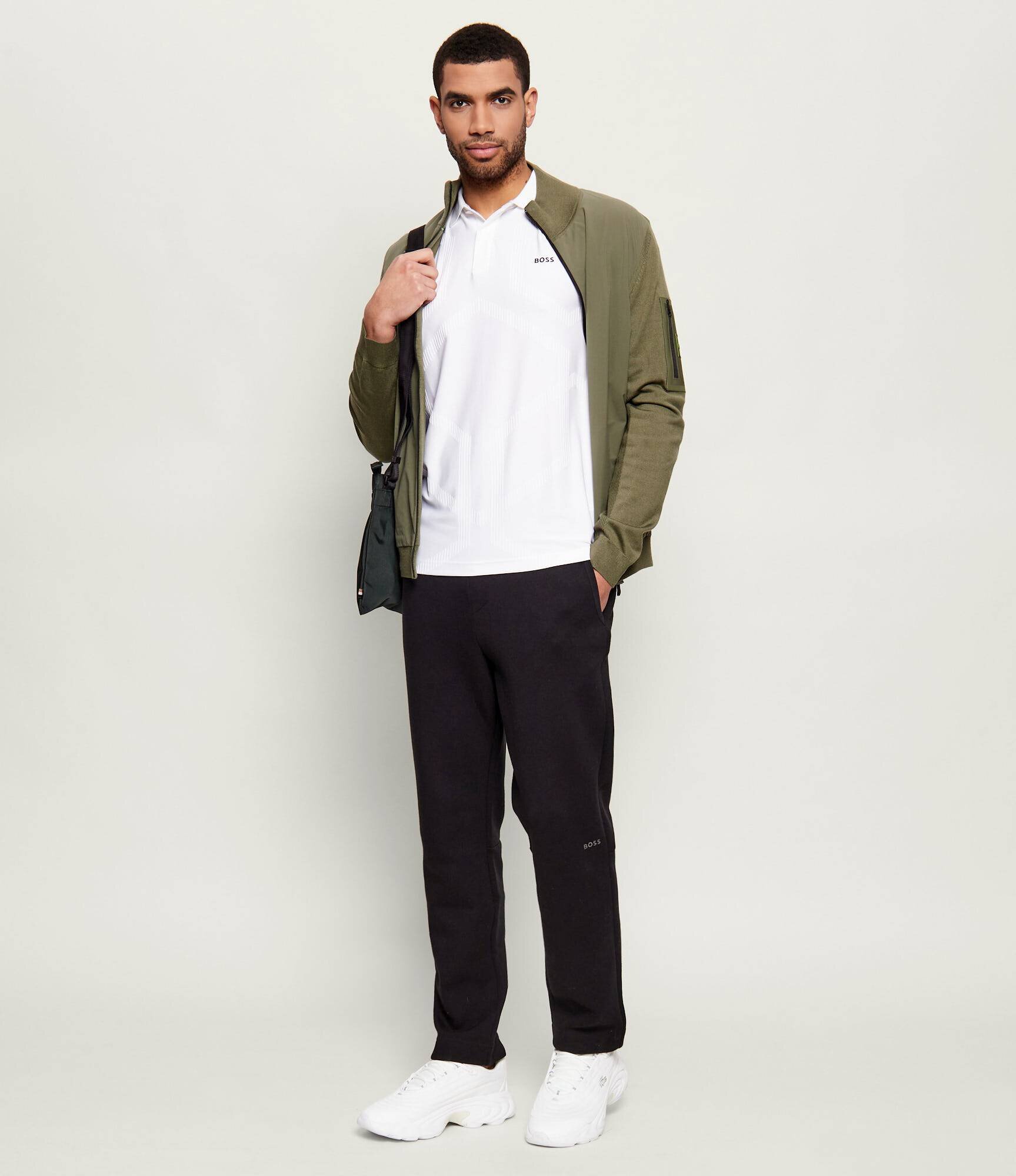 BOSS Green Polo PL_GOC Chip Hexa | regular fit | stretch