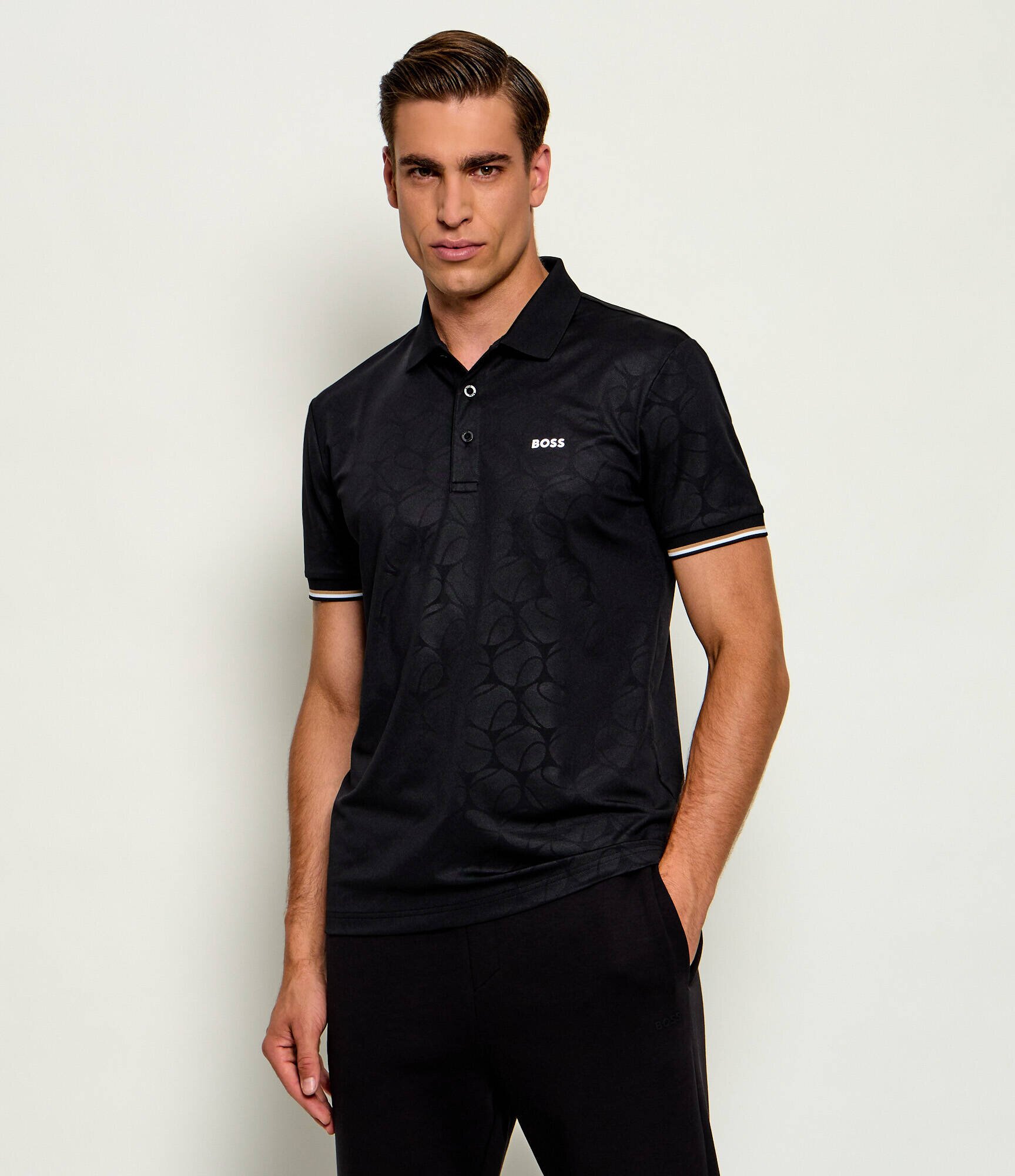 BOSS Green Polo Pl_Toc Game 1 | Boss x The Chance | Slim Fit