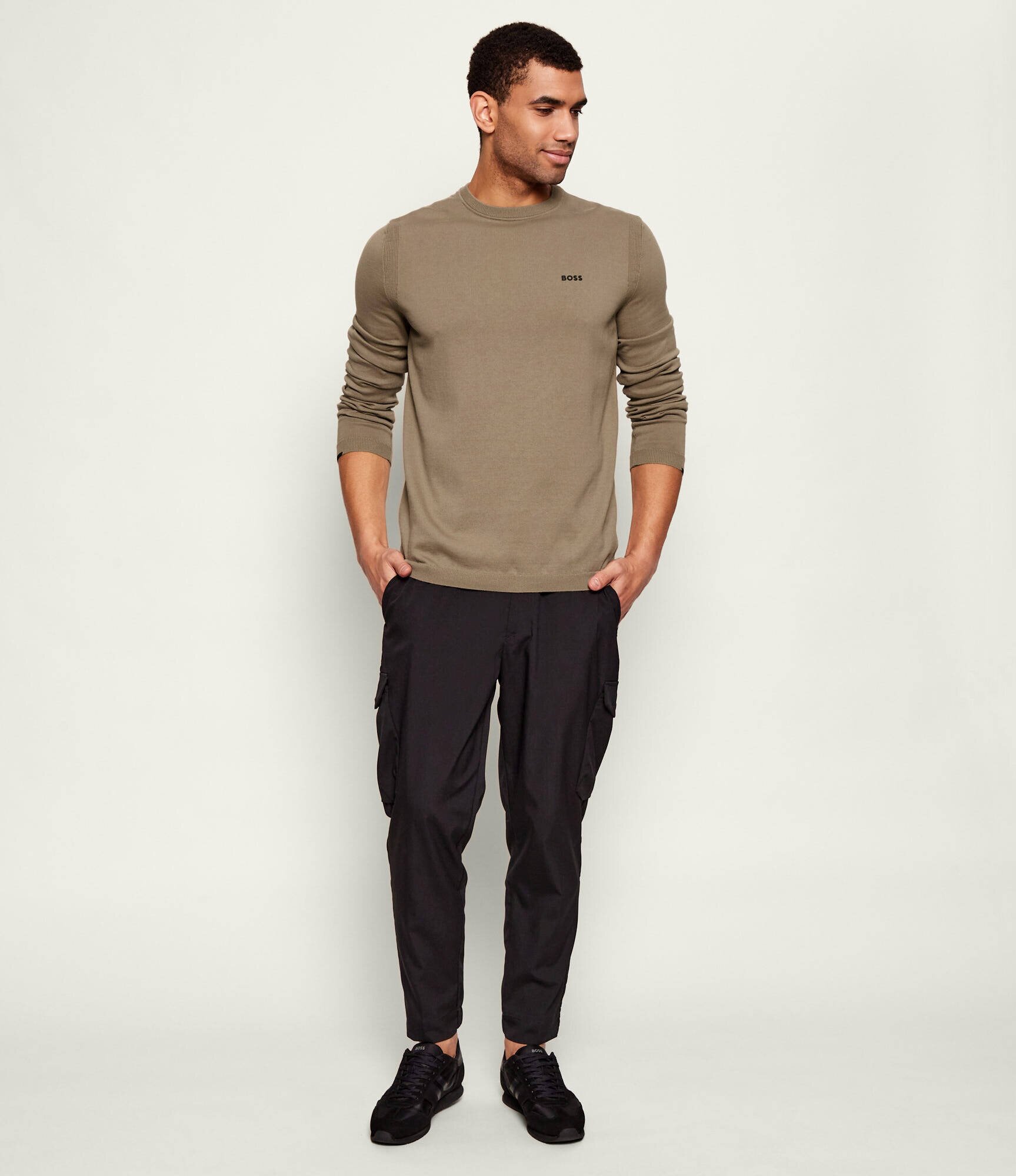 BOSS Green Pulover KN_Ever-X CN | regular fit