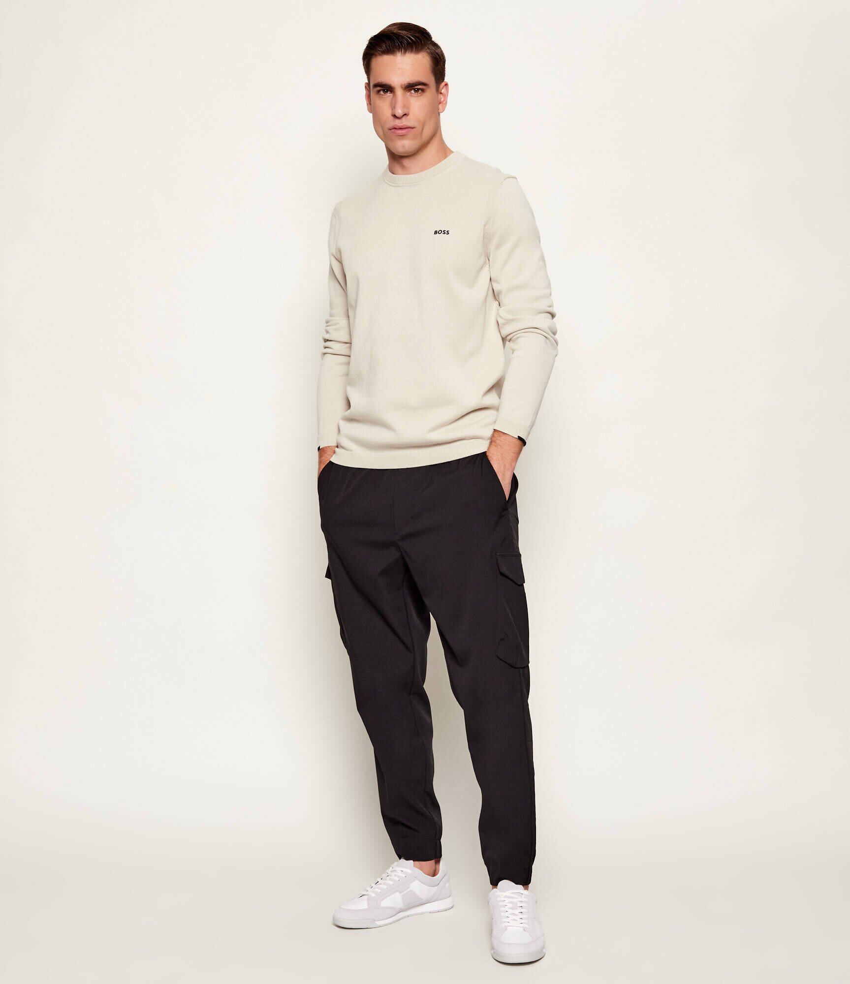BOSS Green Pulover KN_Ever-X CN | regular fit