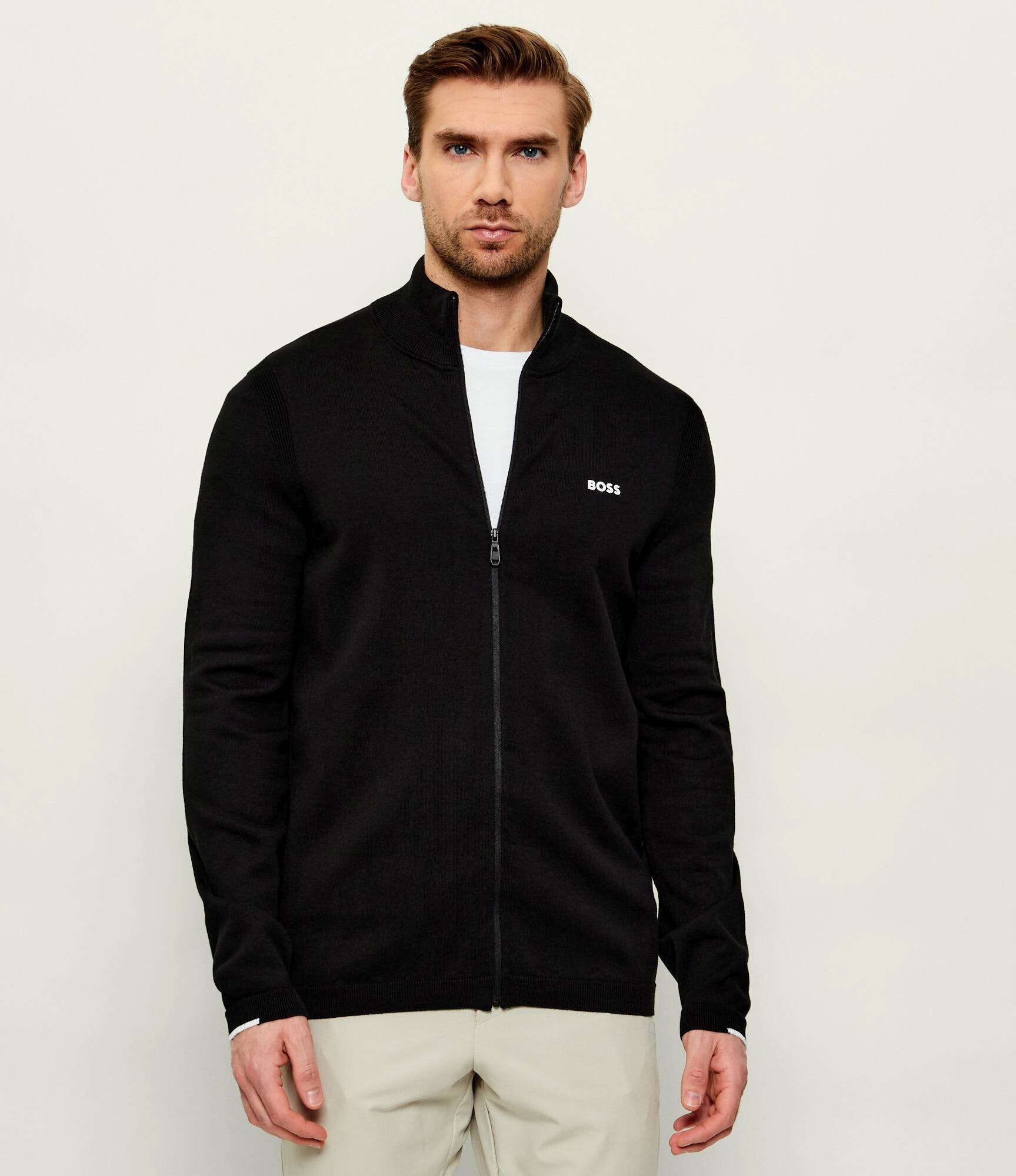 BOSS Green Pulover KN_Ever-X FZ | regular fit