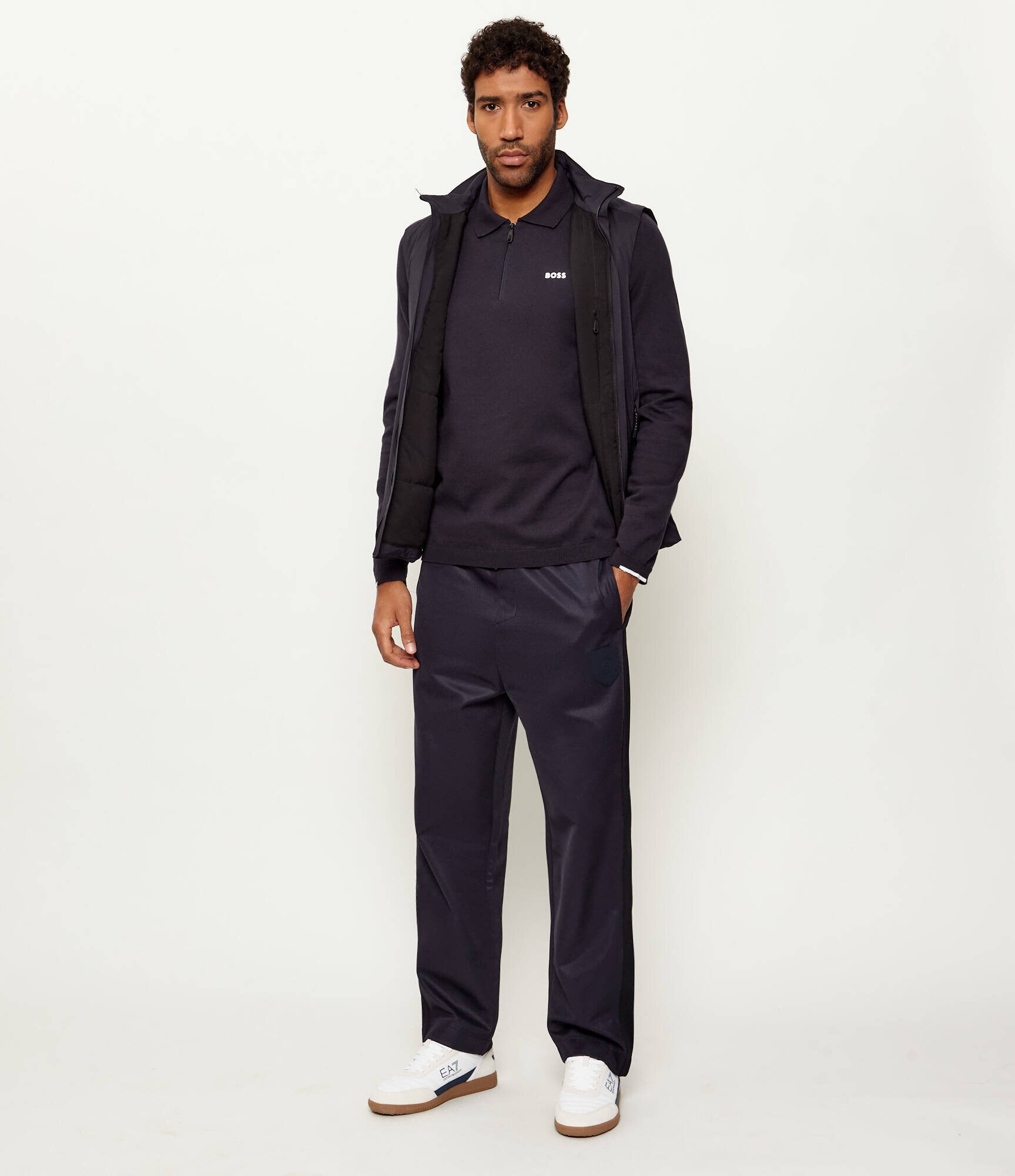 BOSS Green Pulover KN_Ever-X PL | regular fit