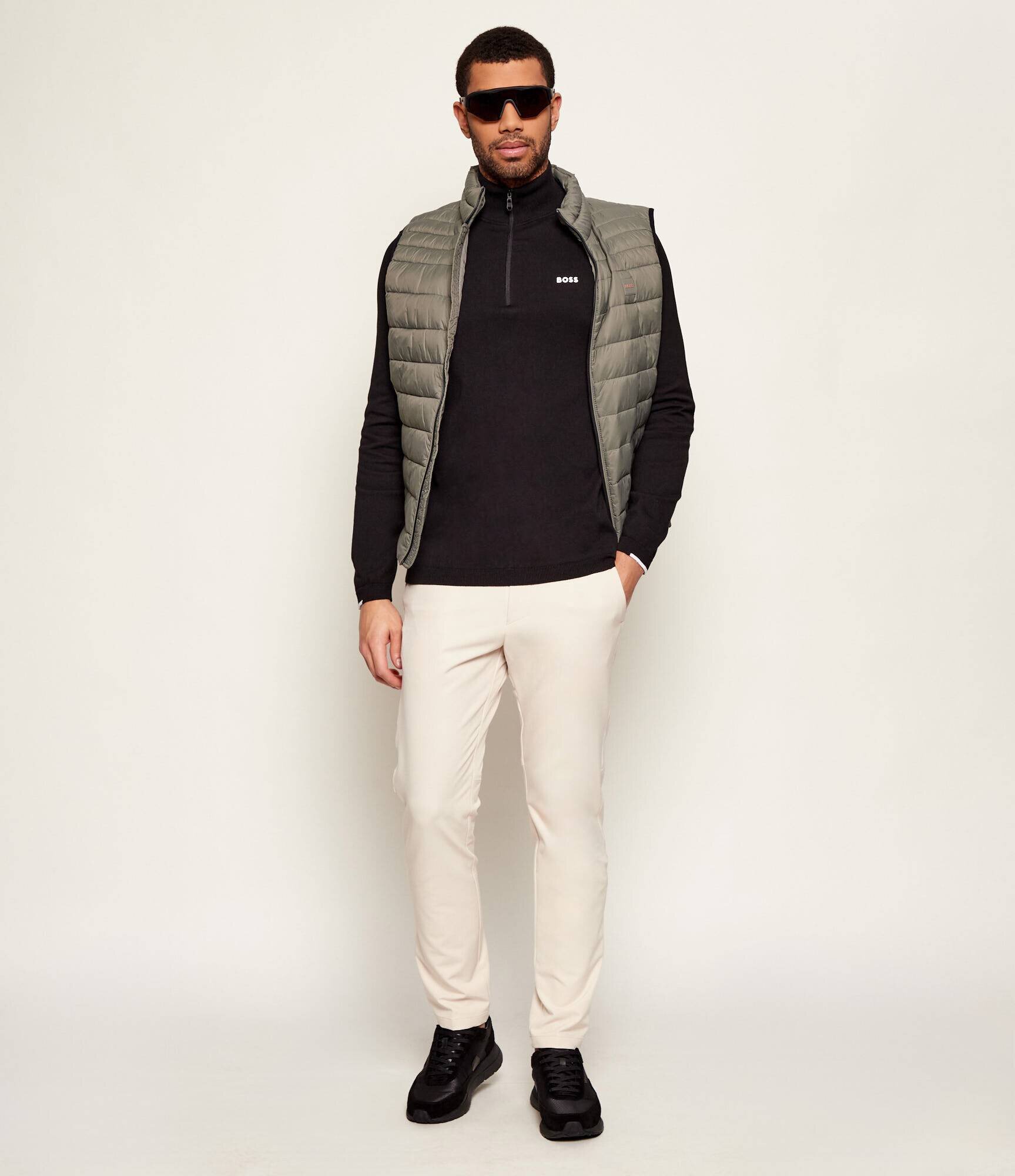 BOSS Green Pulover KN_Ever-X QZ | regular fit