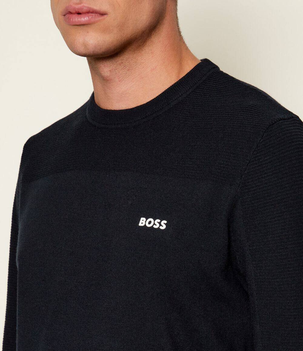 BOSS Green Pulover KN_Momentum-X CN | regular fit cu adaos de lână