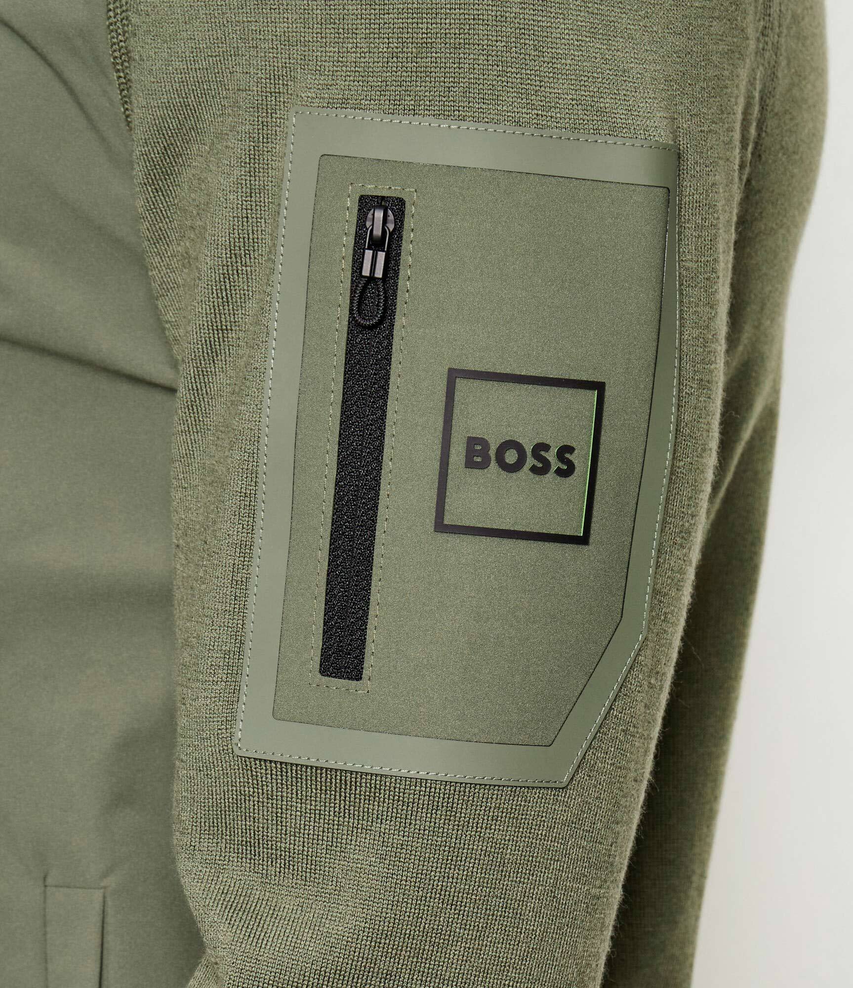 BOSS Green Pulover KN_Momentum-X HY | regular fit cu adaos de lână