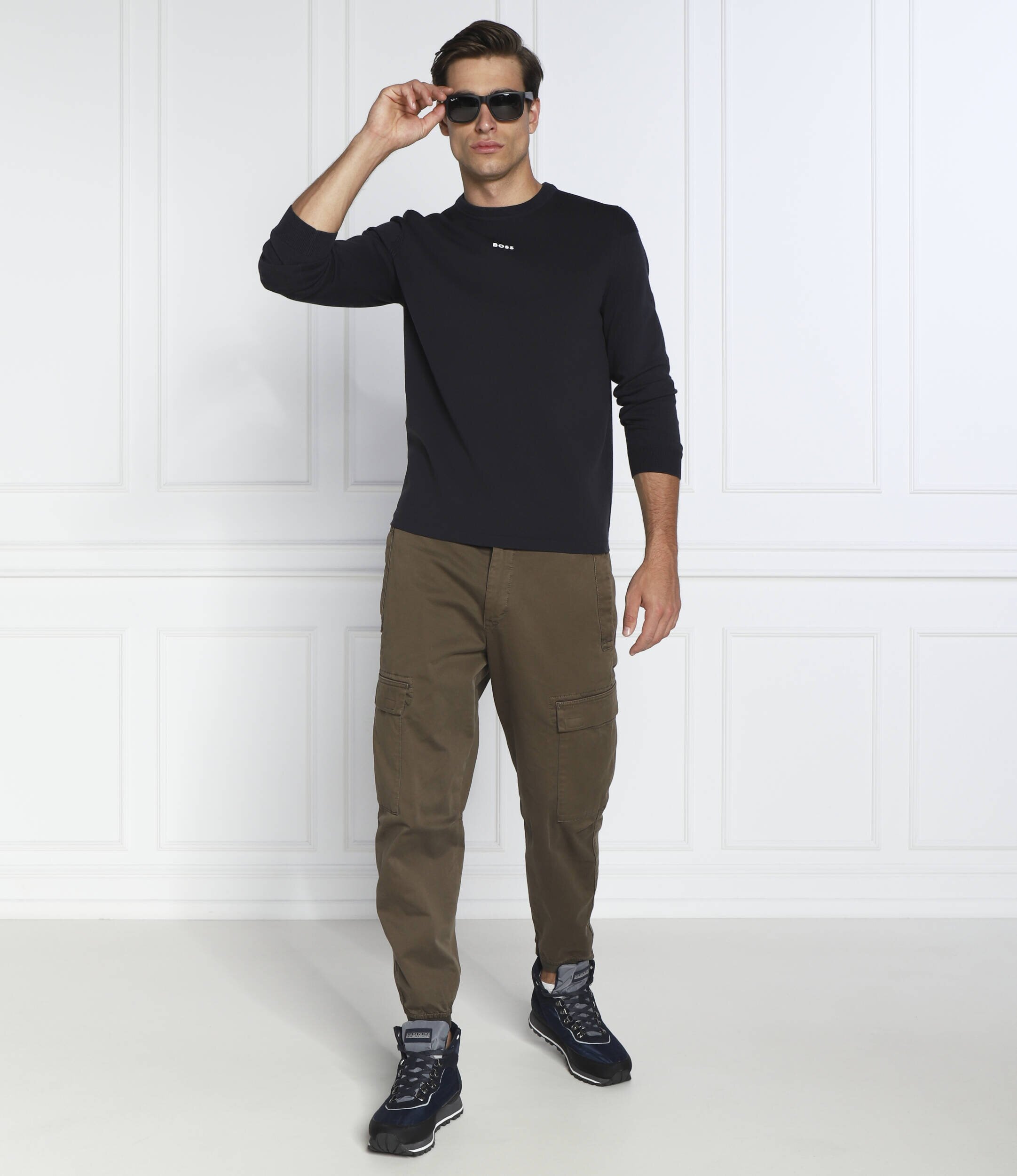BOSS Green Pulover Ralfio | Regular Fit