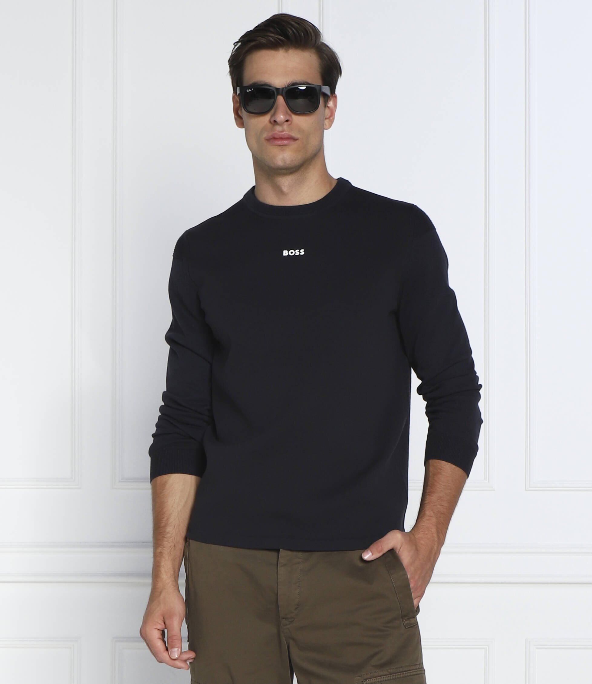 BOSS Green Pulover Ralfio | Regular Fit