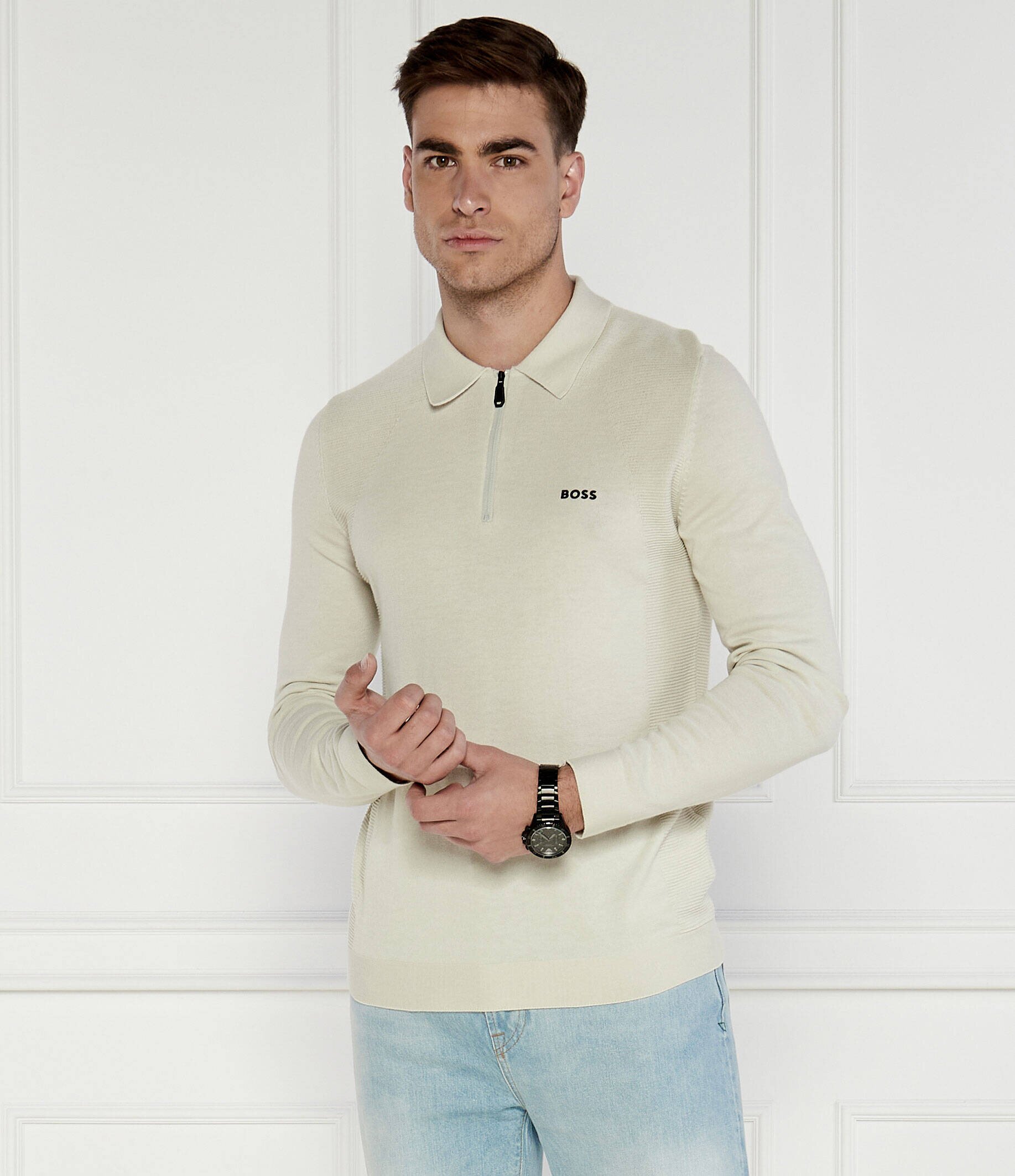 BOSS Green Pulover | Regular Fit