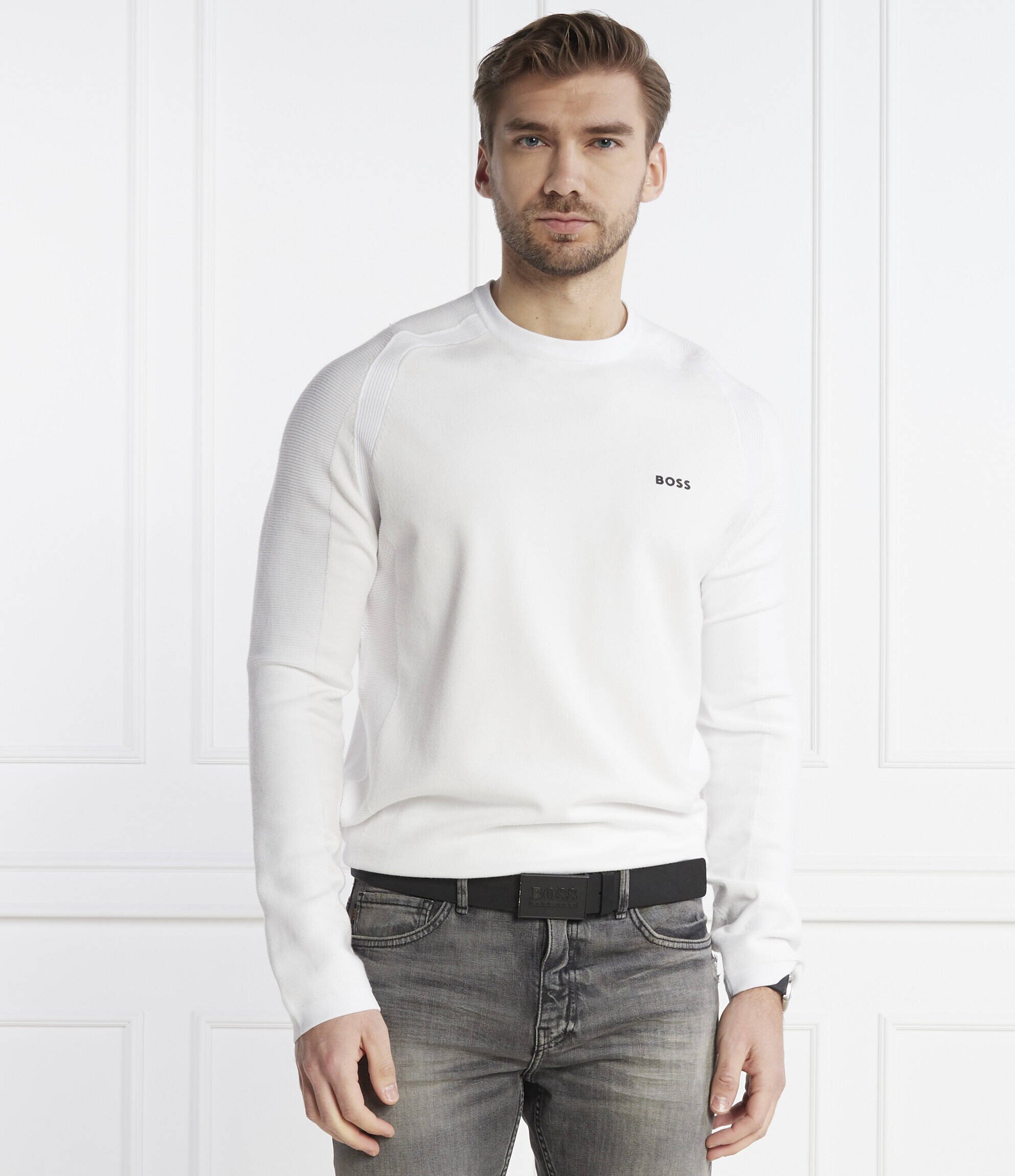 BOSS Green Pulover Rilmo | Regular Fit
