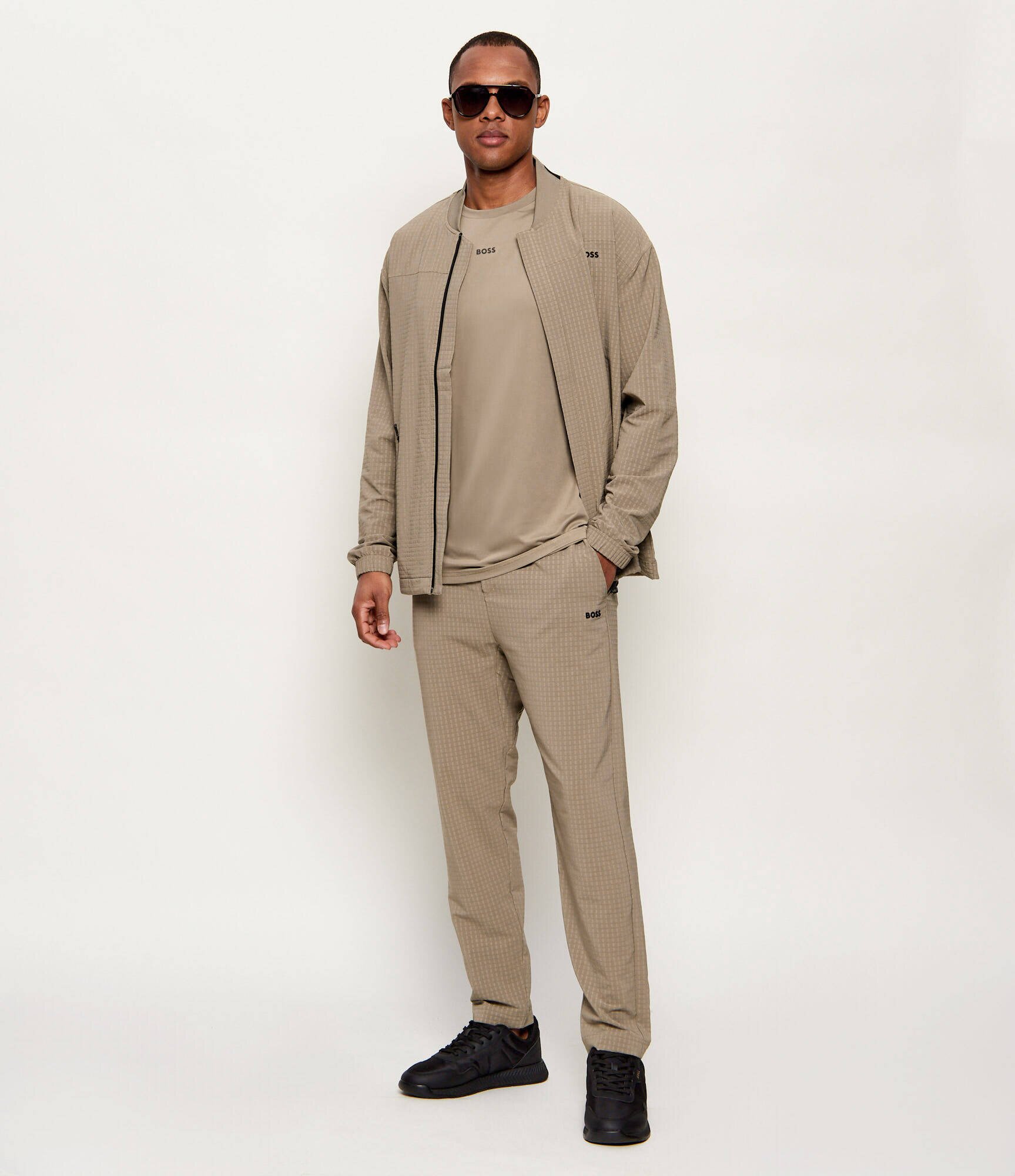 BOSS Green Tricou Active 1 | Slim Fit | stretch