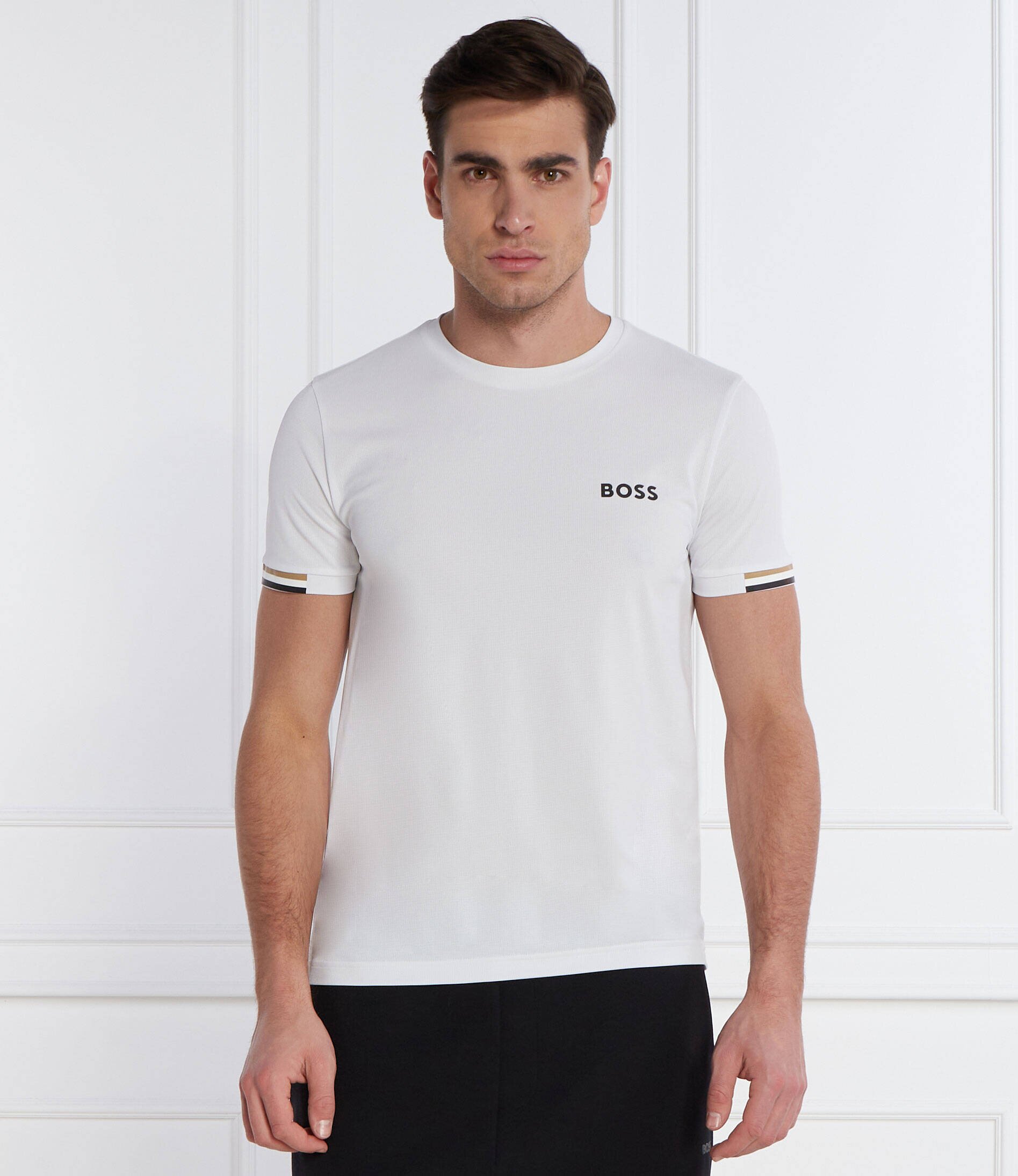BOSS Green Tricou boss x matteo berrettini | Slim Fit | stretch