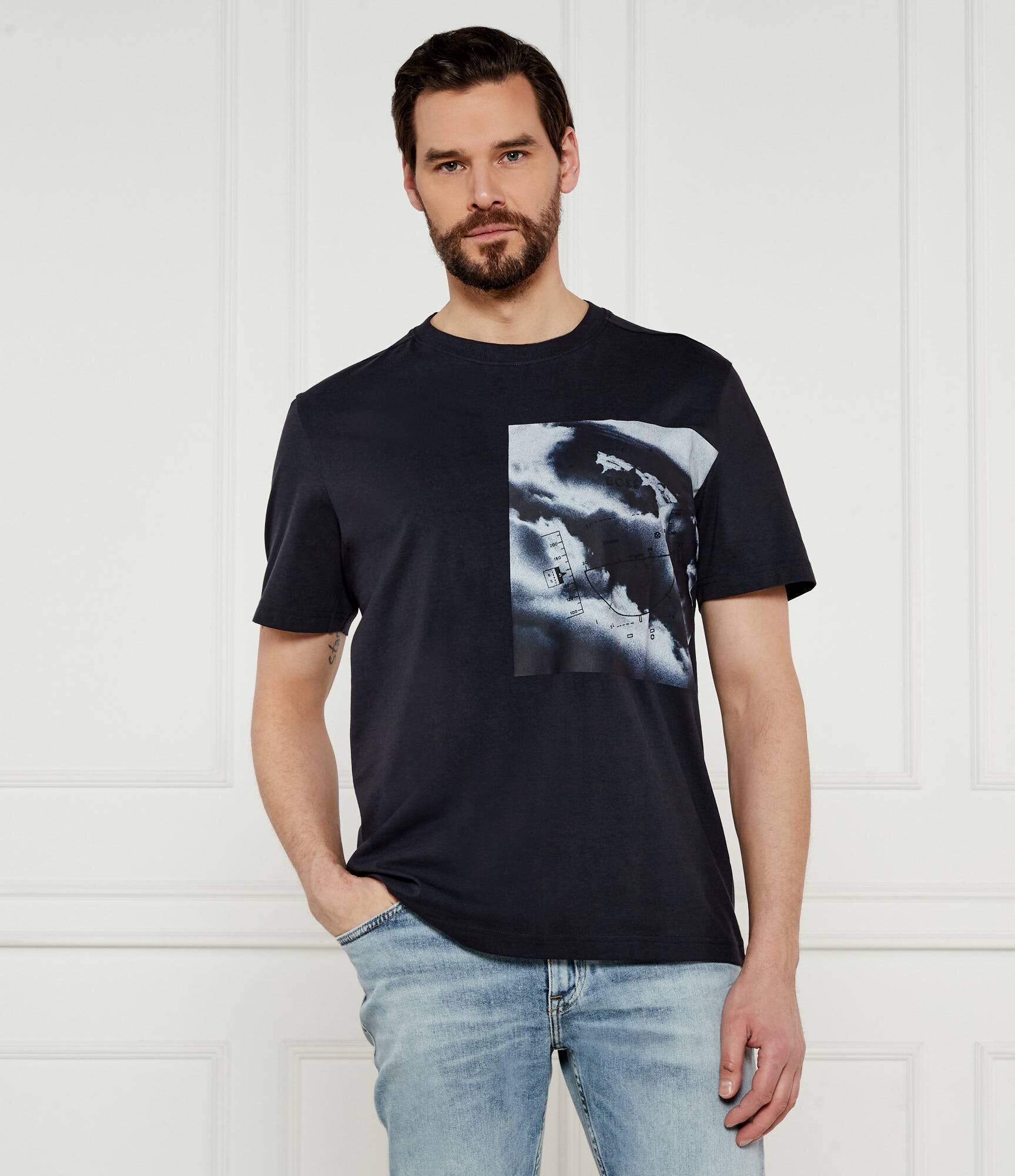 BOSS Green Tricou DesertTech | Regular Fit | stretch