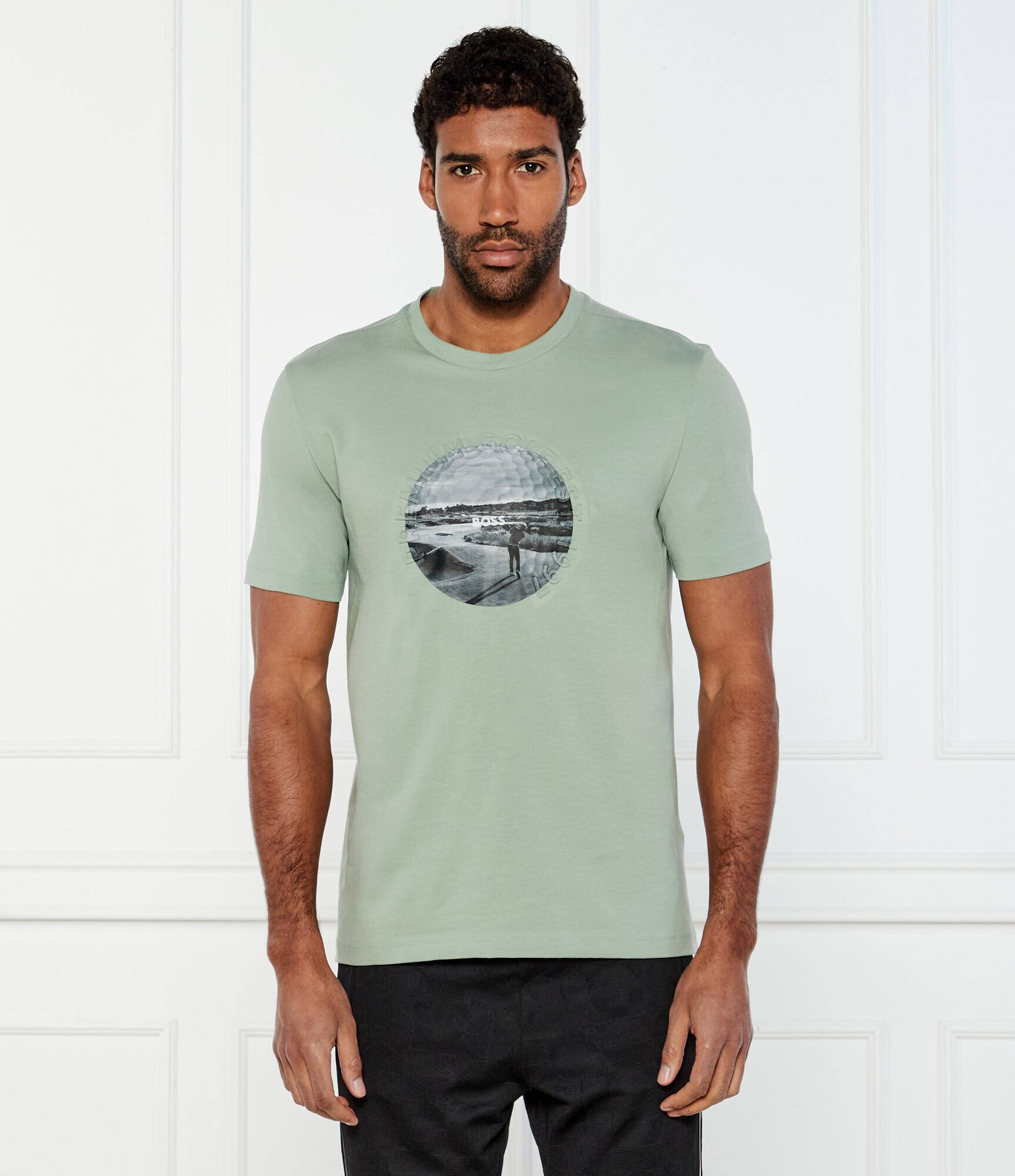 BOSS Green Tricou Graphic Heritage | Regular Fit | stretch