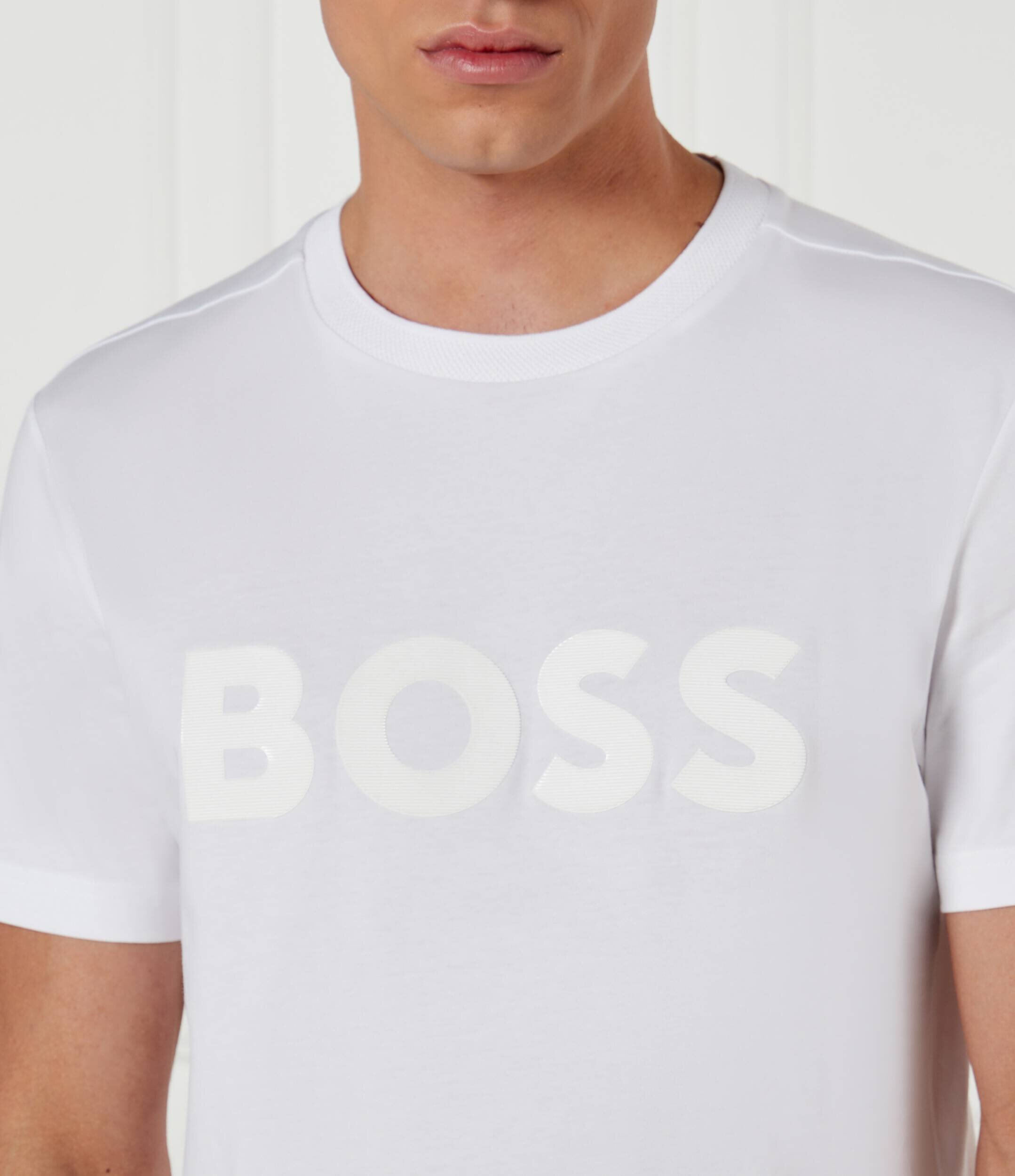 BOSS Green Tricou Mirror | Regular Fit