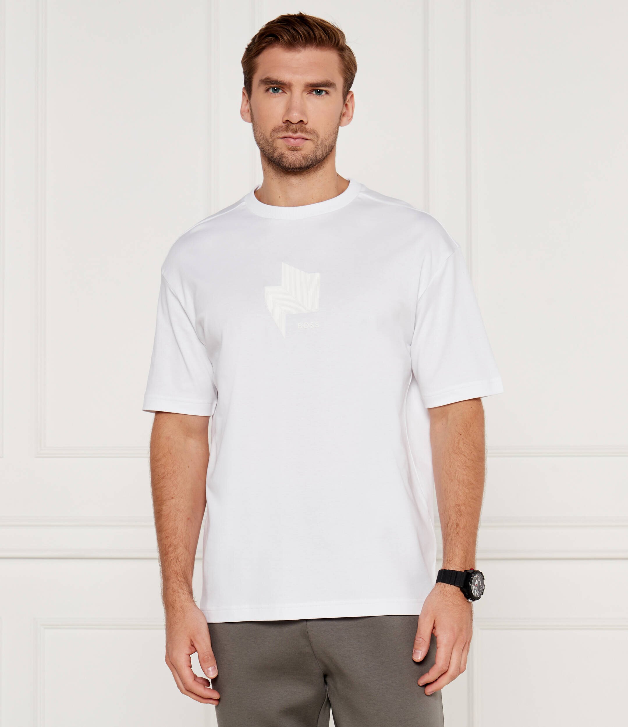 BOSS Green Tricou Mirror | Relaxed fit