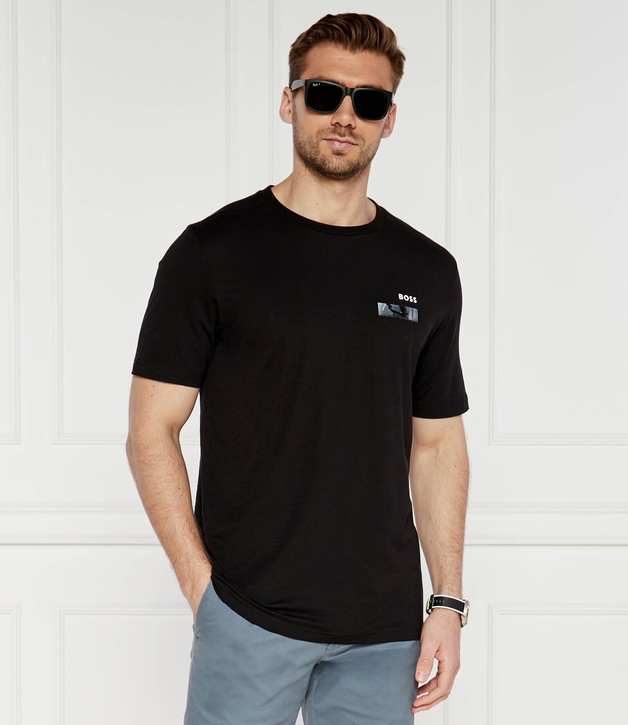 BOSS Green Tricou | Regular Fit | stretch