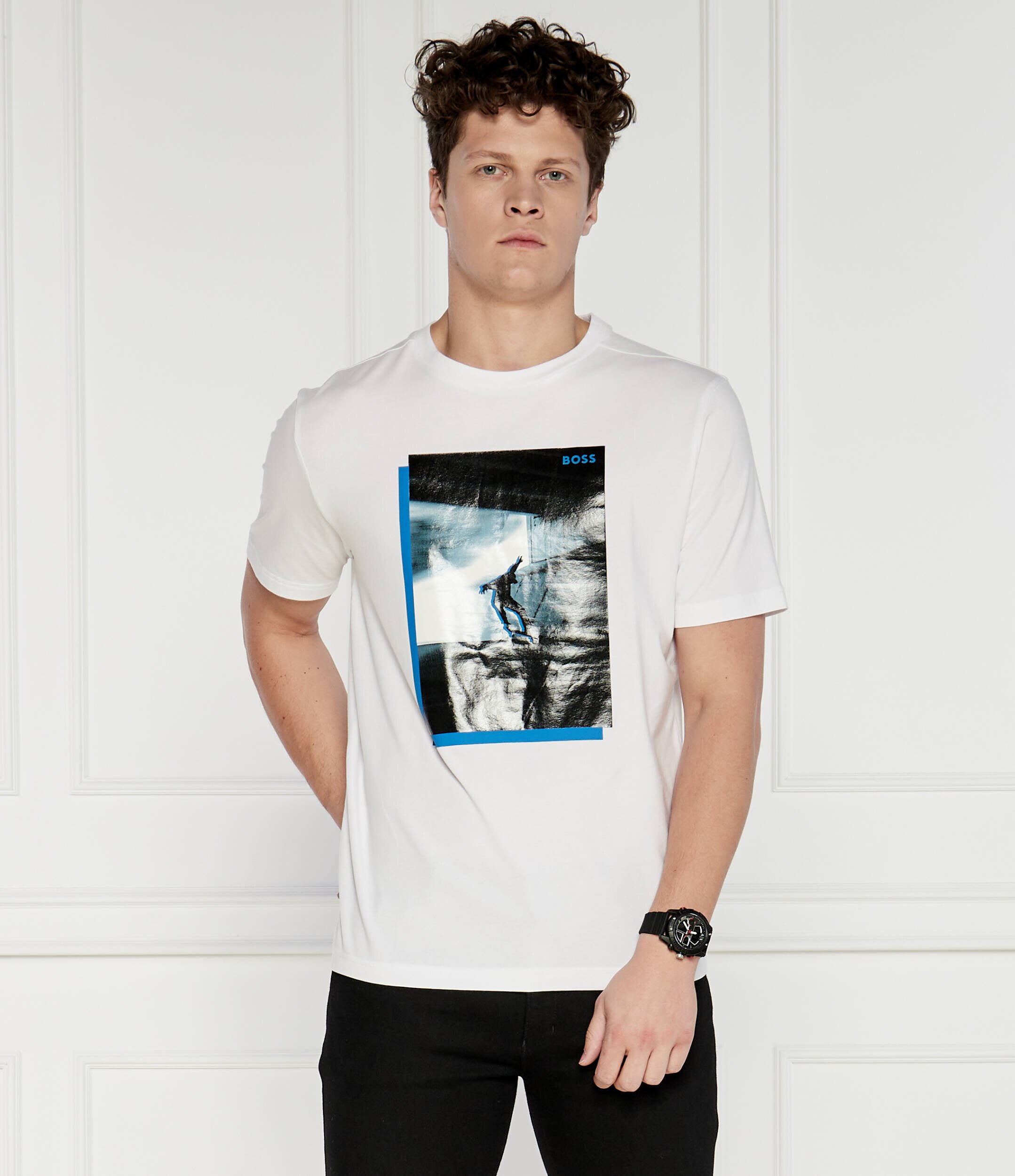 BOSS Green Tricou | Regular Fit | stretch
