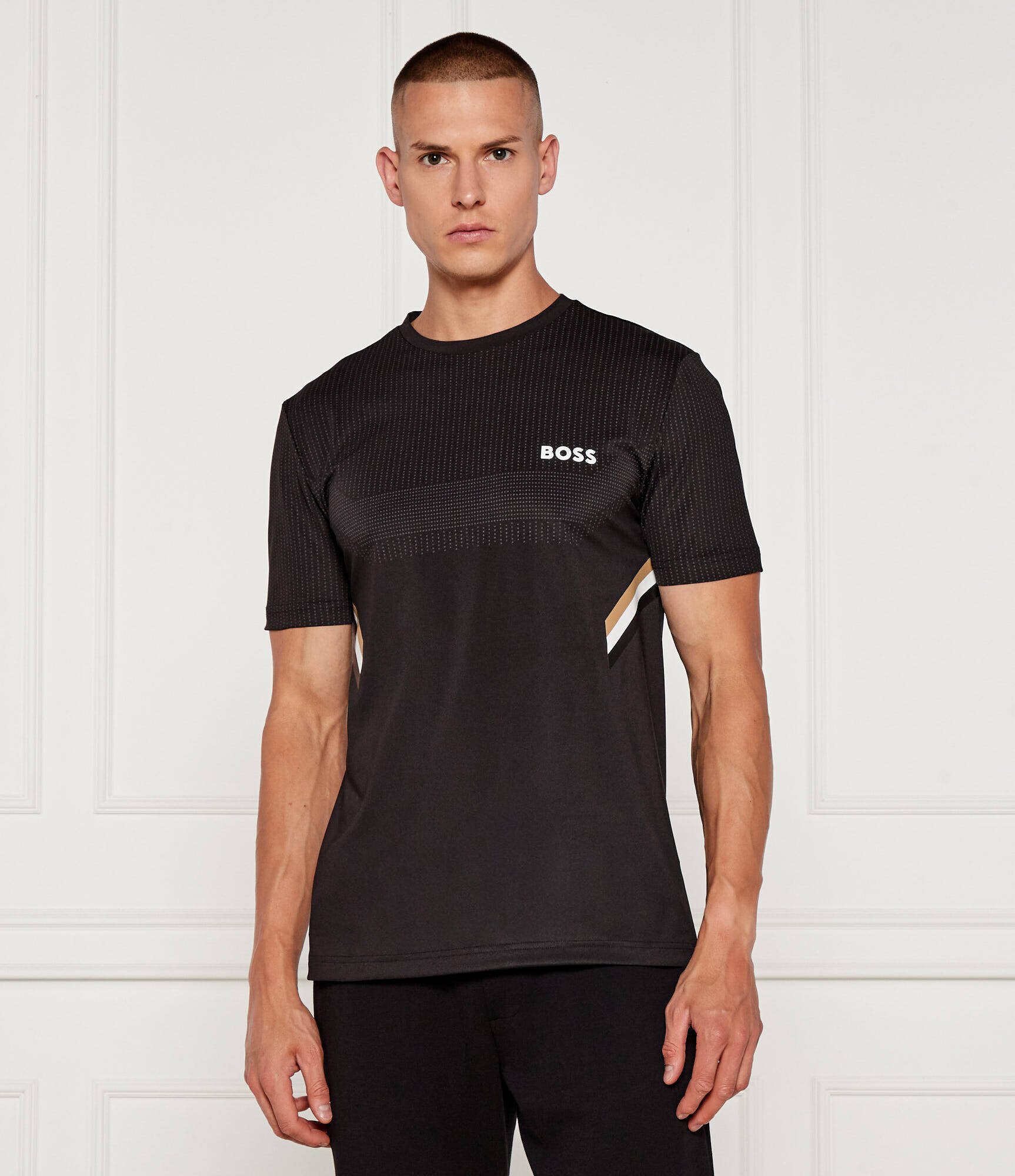 BOSS Green Tricou Tech TOC | Slim Fit