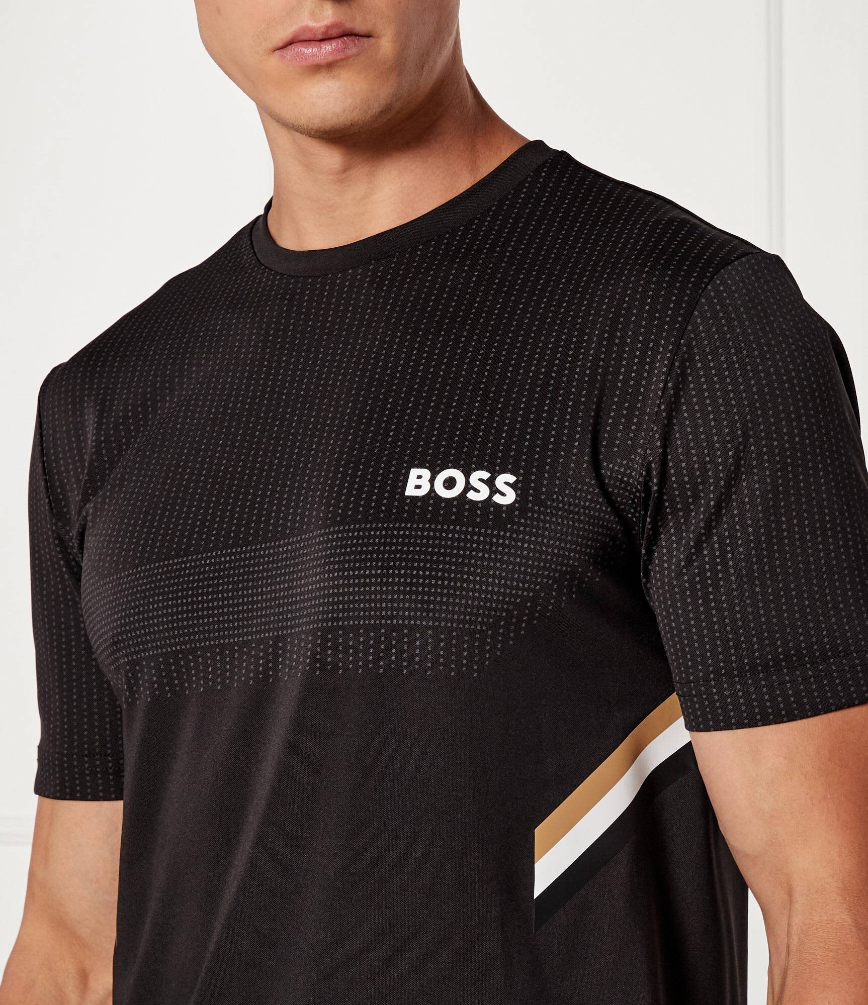 BOSS Green Tricou Tech TOC | Slim Fit