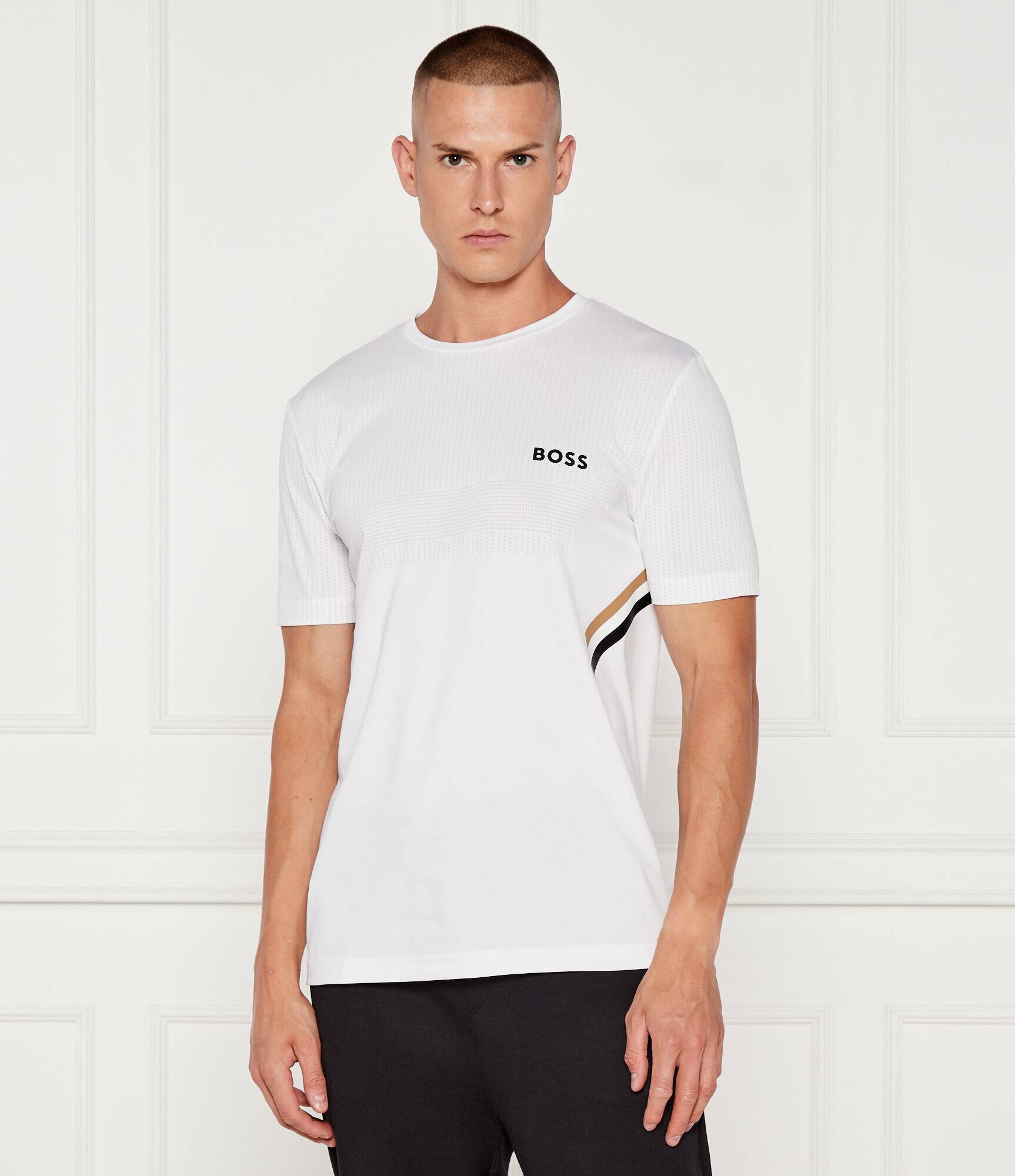 BOSS Green Tricou Tech TOC | Slim Fit