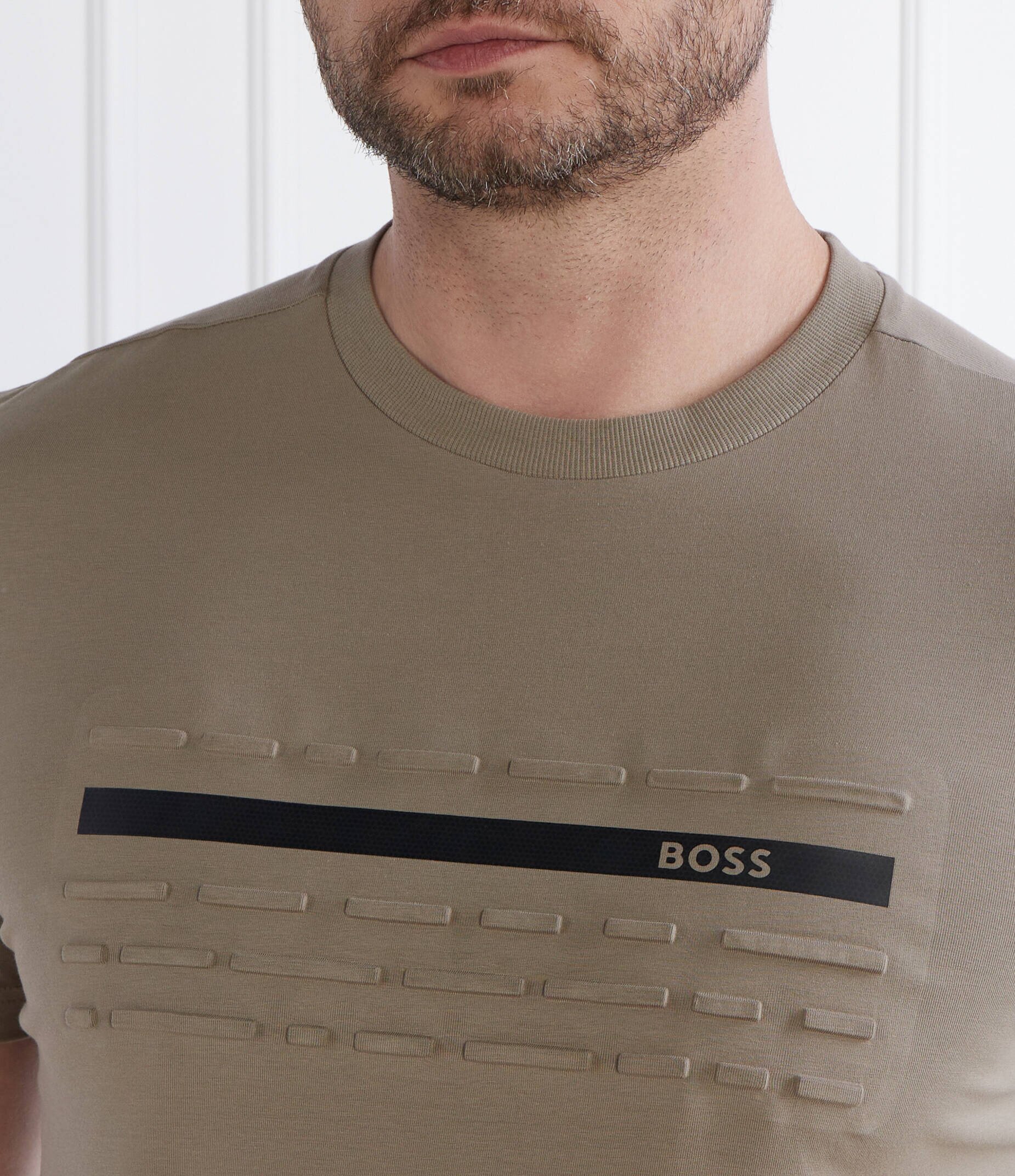 BOSS Green Tricou Tee 4 | Regular Fit | stretch